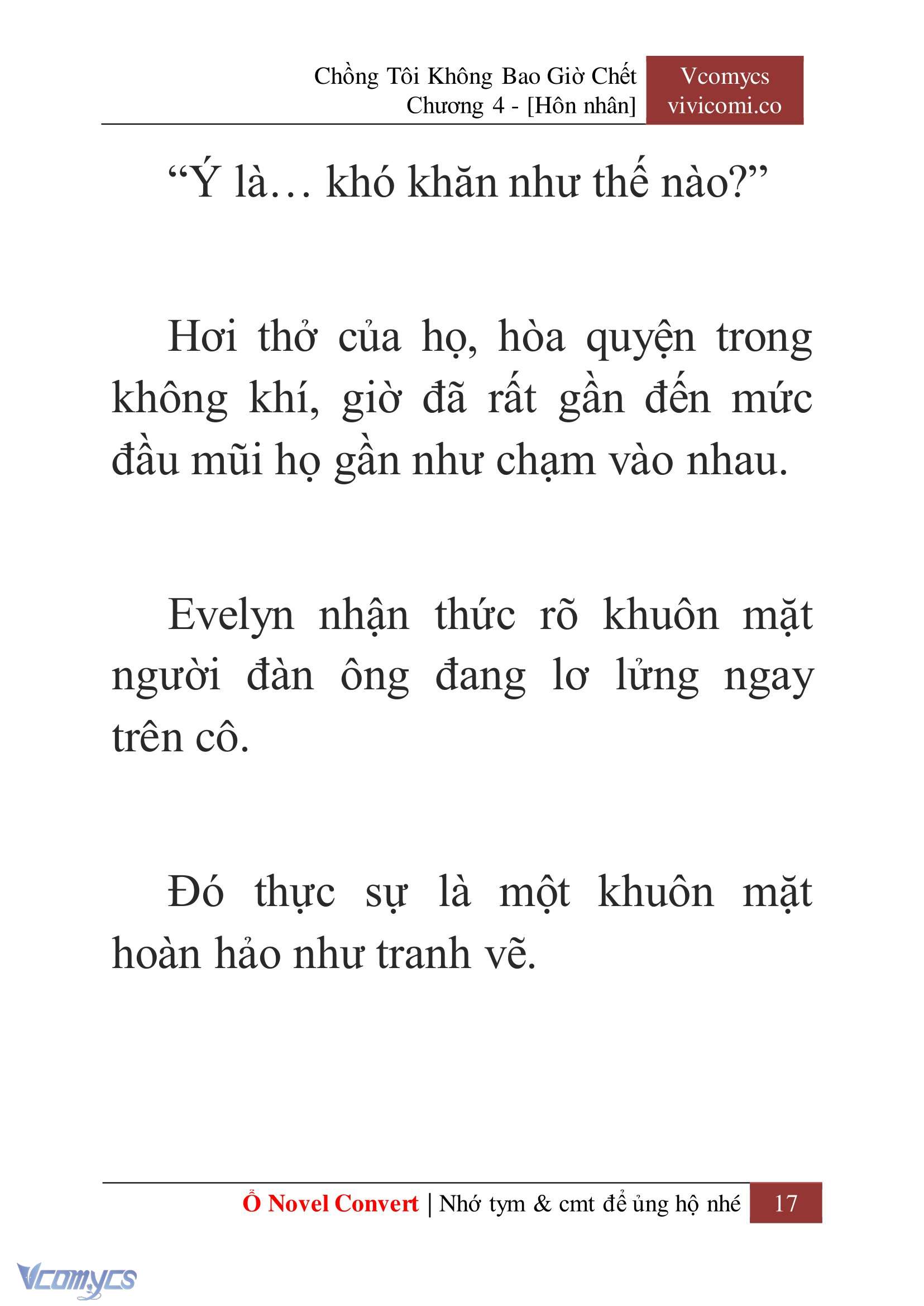 [Novel] Chồng Tôi Không Bao Giờ Chết Chap 4 - Trang 2
