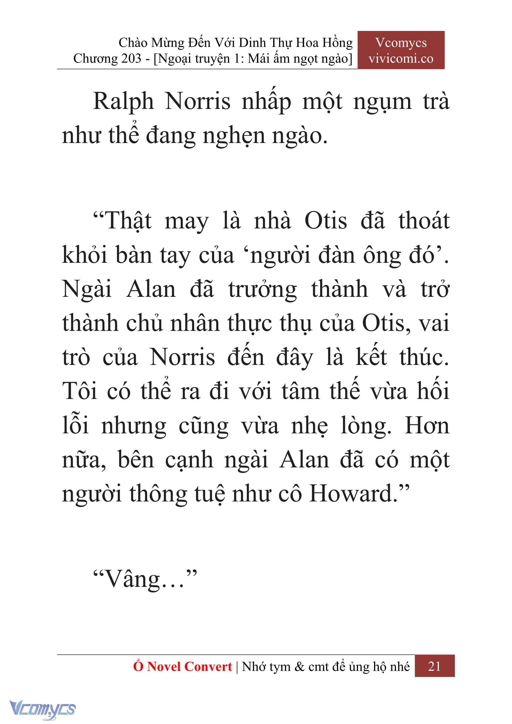 [Novel] Chào Mừng Đến Với Dinh Thự Hoa Hồng Chap 203 - Trang 2