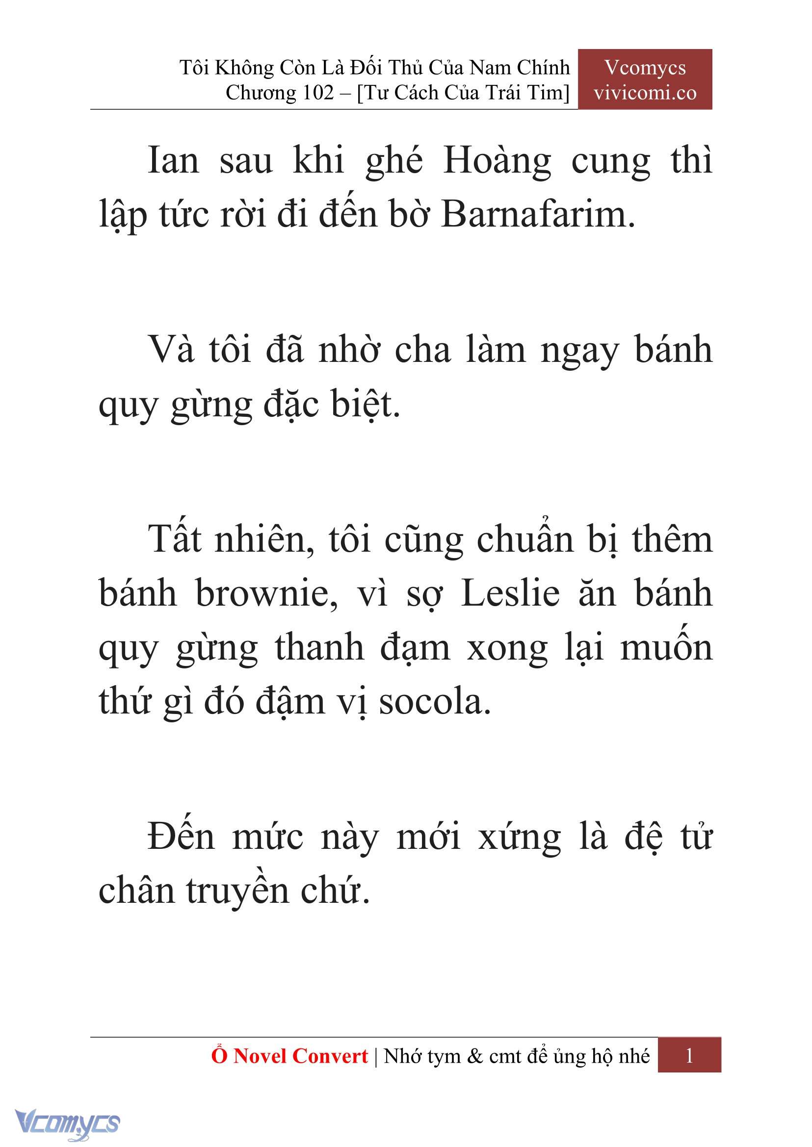 [Novel] Tôi Không Còn Là Đối Thủ Của Nam Chính Chap 102 - Trang 2