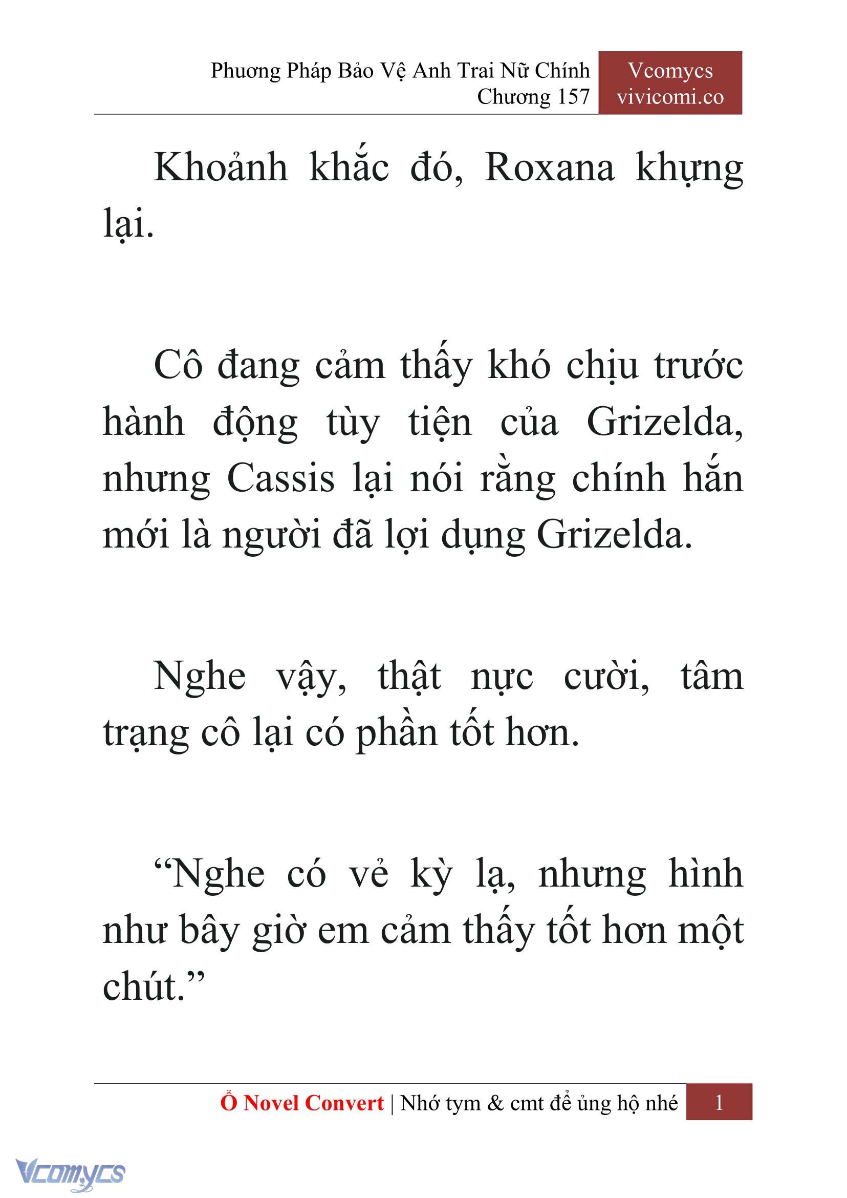 [Novel] Phương Pháp Bảo Vệ Anh Trai Nữ Chính Chap 157 - Trang 2