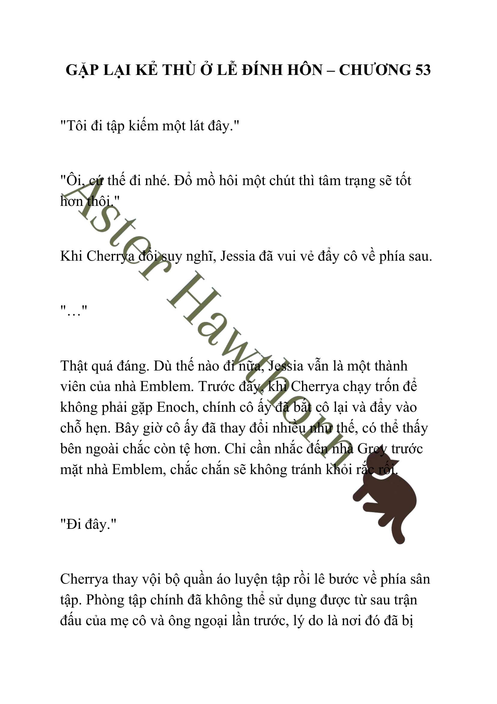 [NOVEL] Gặp Lại Kẻ Thù Ở Lễ Đính Hôn Chap 53 - Trang 2