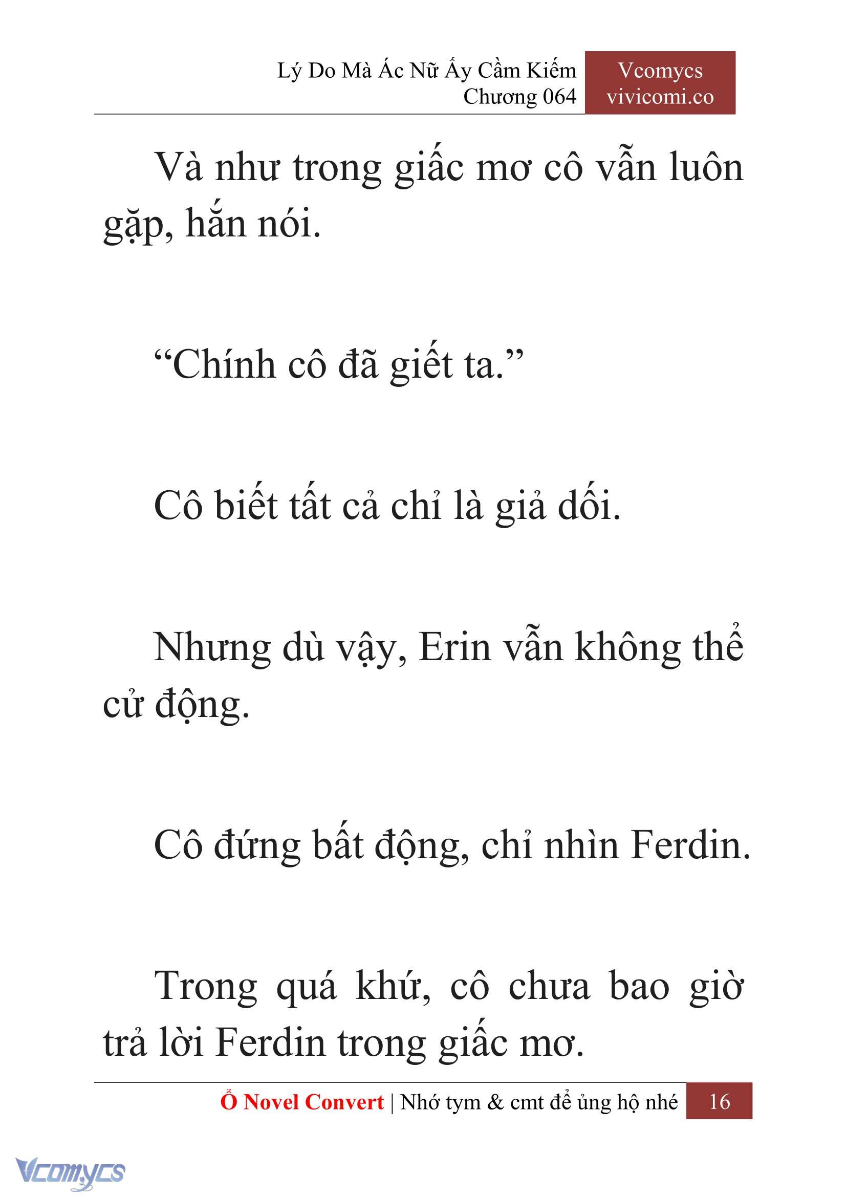 [Novel] Lý Do Mà Ác Nữ Ấy Cầm Kiếm Chap 64 - Trang 2