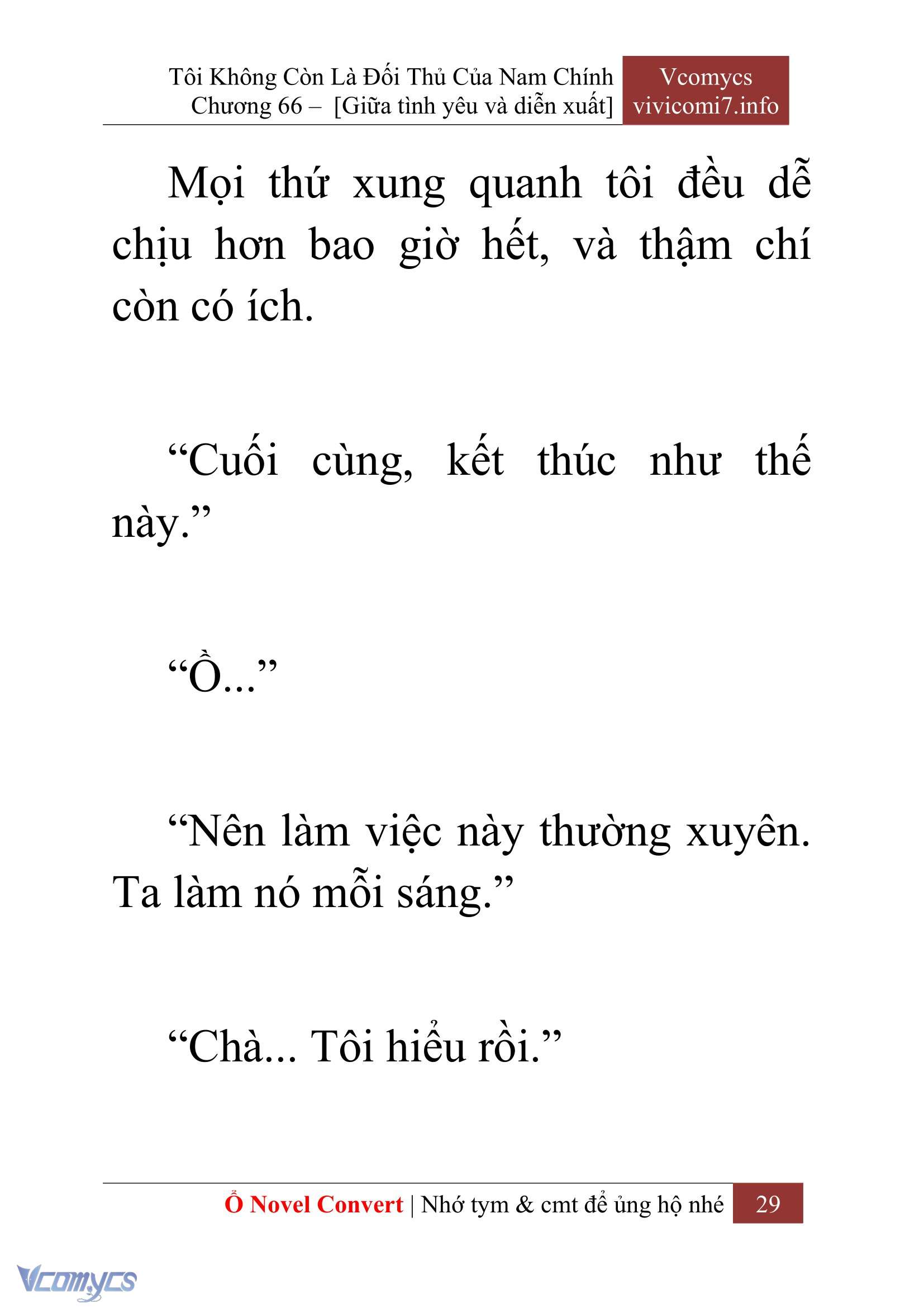 [Novel] Tôi Không Còn Là Đối Thủ Của Nam Chính Chap 66 - Trang 2