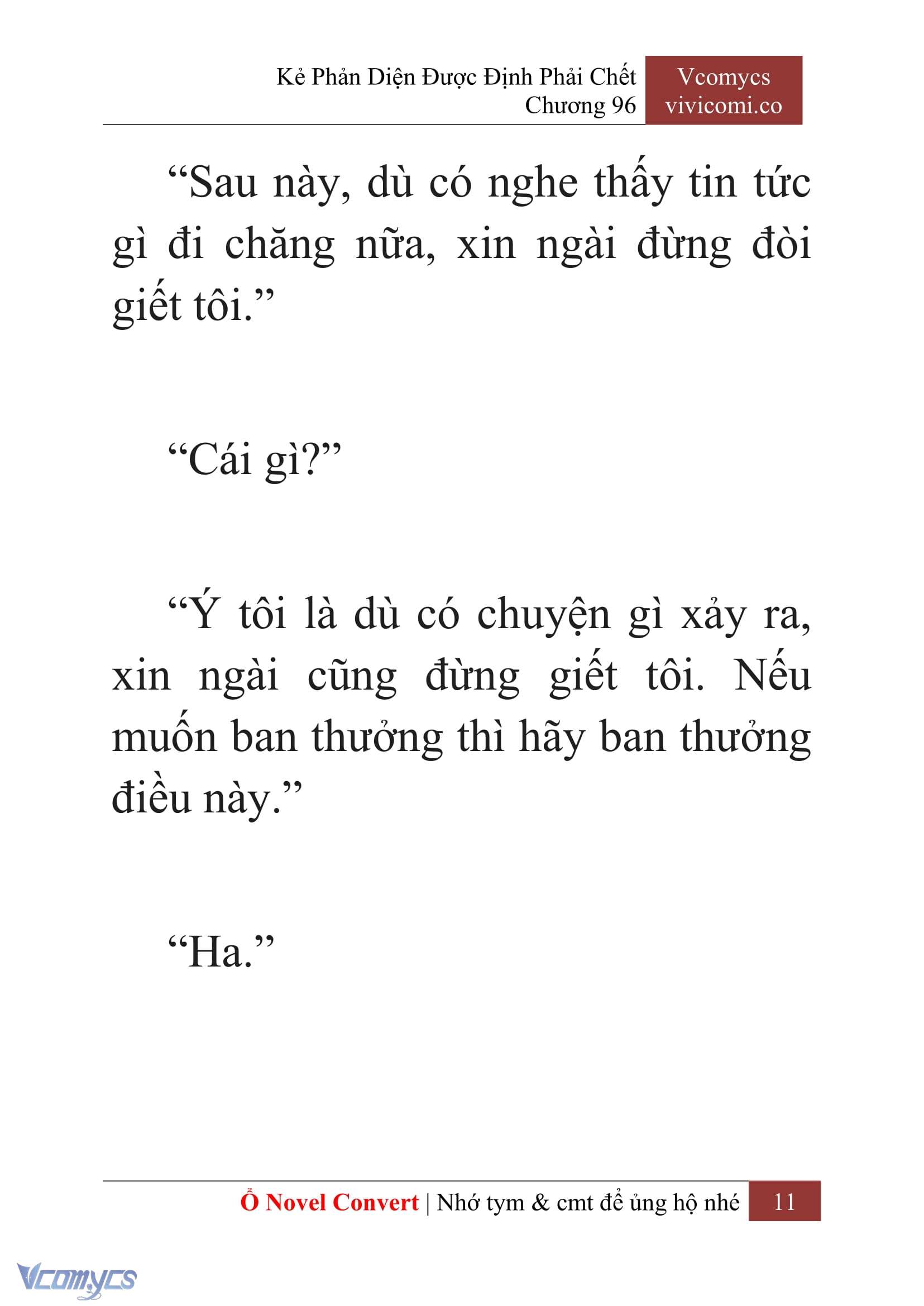 [Novel] Kẻ Phản Diện Được Định Phải Chết Chap 96 - Trang 2