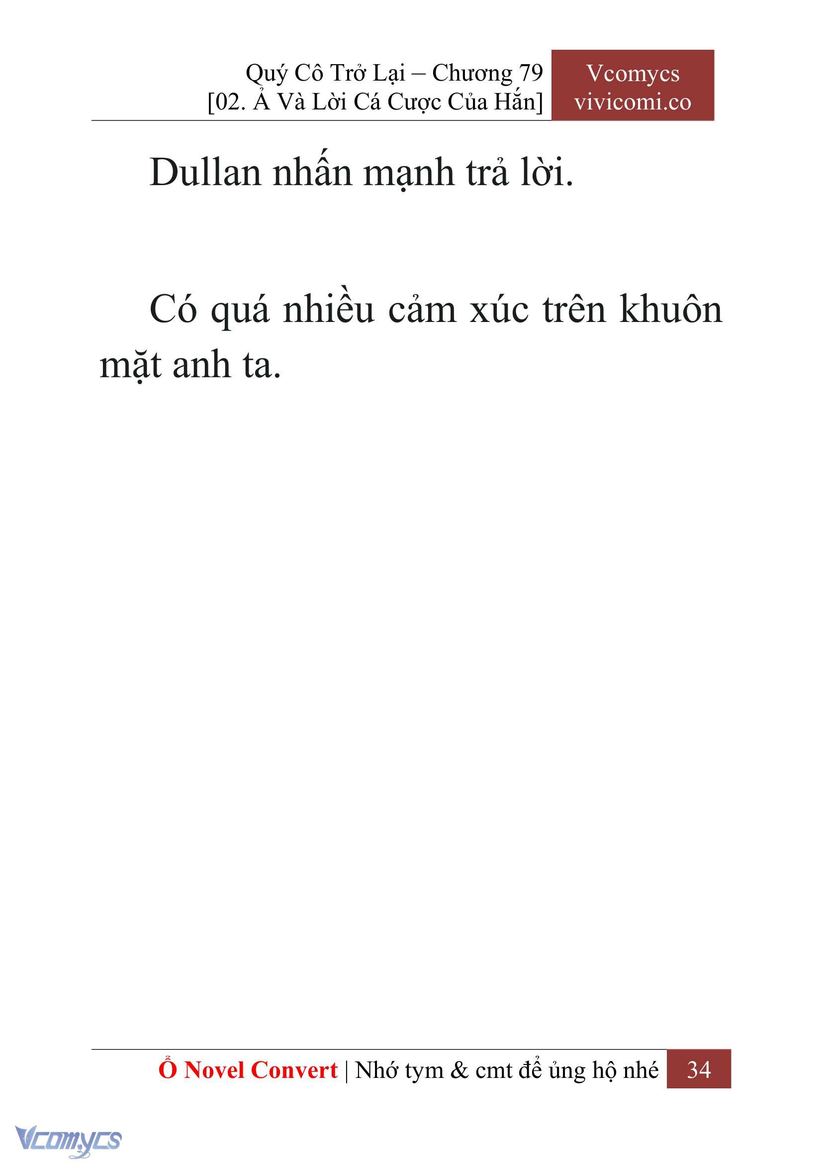 [Novel] Quý Cô Trở Lại Chap 79 - Trang 2