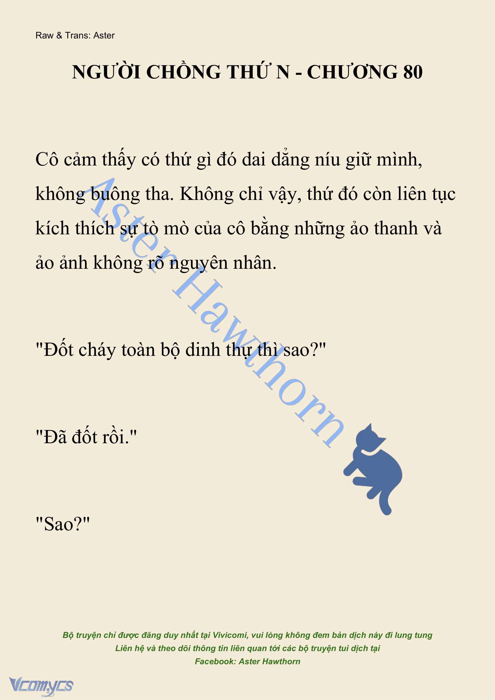 [NOVEL] Người Chồng Thứ N Chap 80 - Trang 2