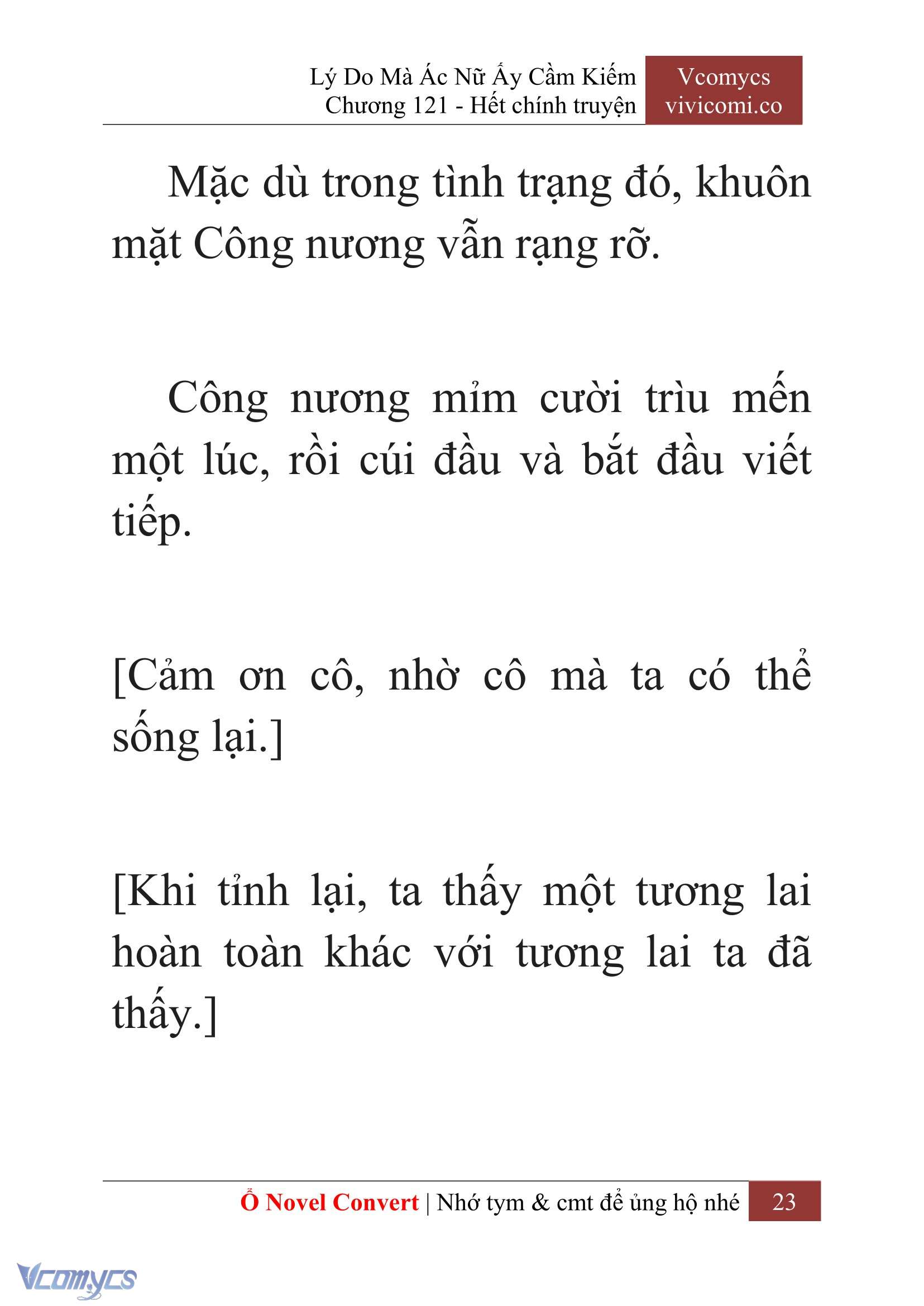 [Novel] Lý Do Mà Ác Nữ Ấy Cầm Kiếm Chap 121 - Trang 2