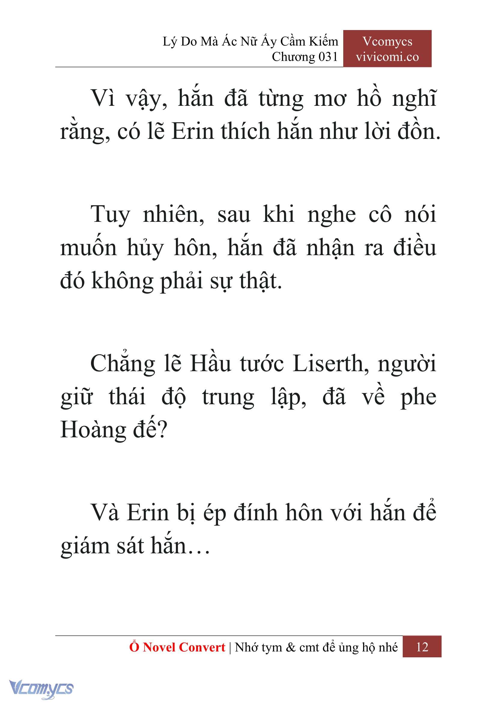 [Novel] Lý Do Mà Ác Nữ Ấy Cầm Kiếm Chap 31 - Trang 2
