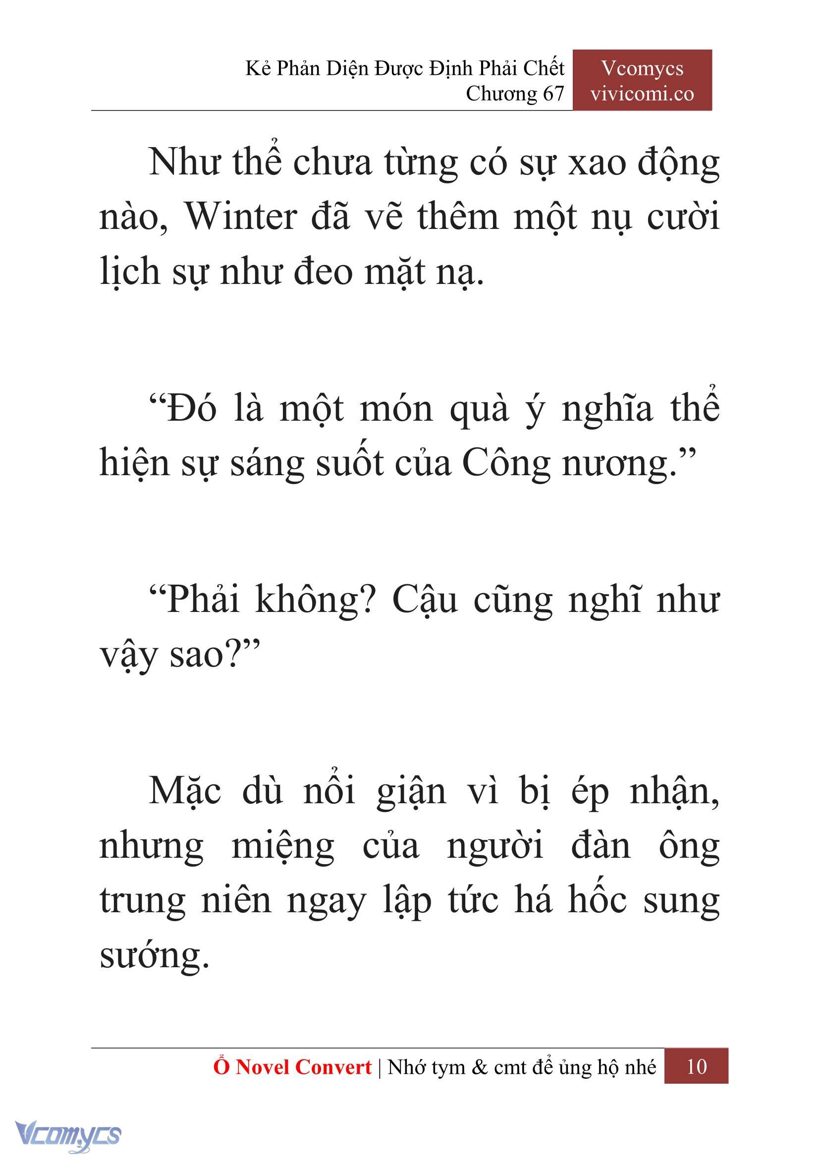 [Novel] Kẻ Phản Diện Được Định Phải Chết Chap 67 - Trang 2