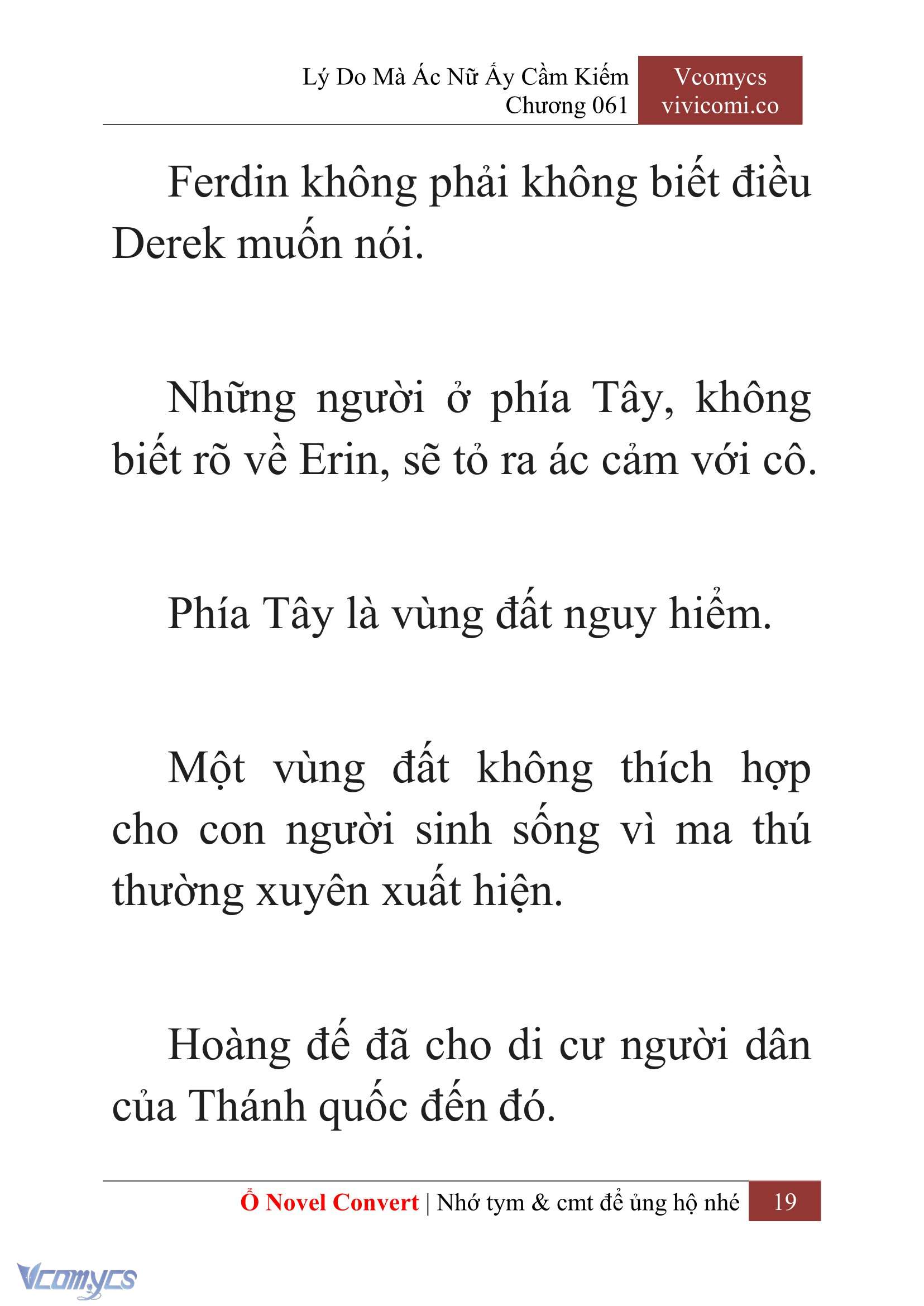 [Novel] Lý Do Mà Ác Nữ Ấy Cầm Kiếm Chap 61 - Trang 2