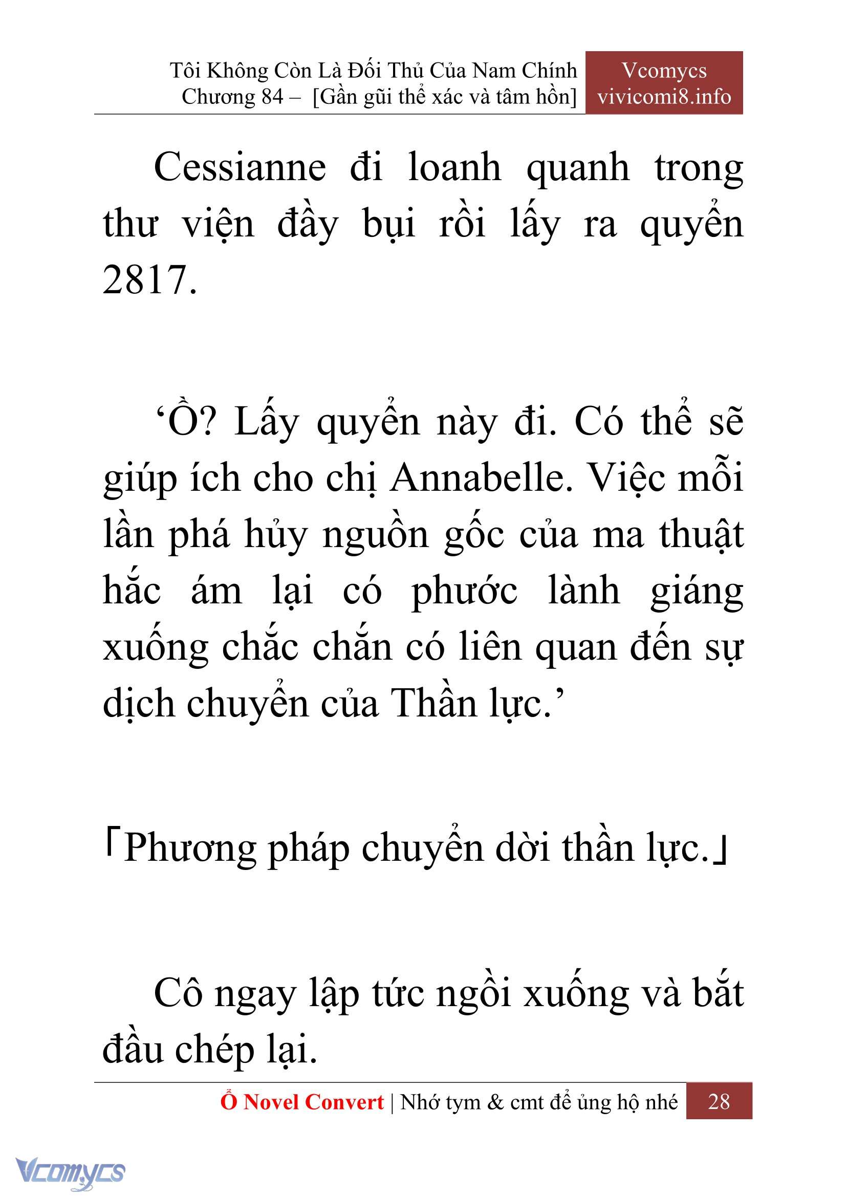 [Novel] Tôi Không Còn Là Đối Thủ Của Nam Chính Chap 84 - Trang 2