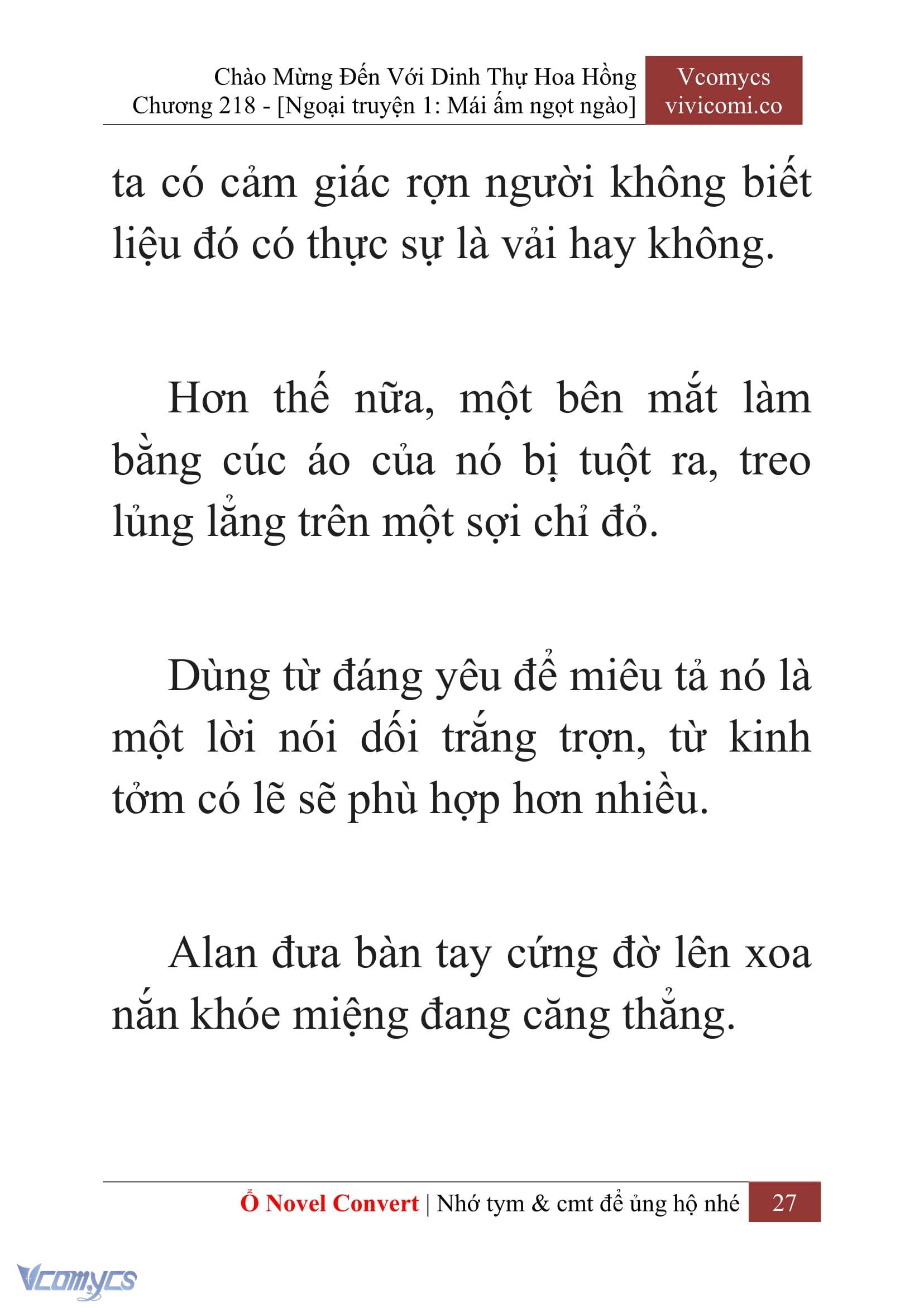 [Novel] Chào Mừng Đến Với Dinh Thự Hoa Hồng Chap 218 - Trang 2