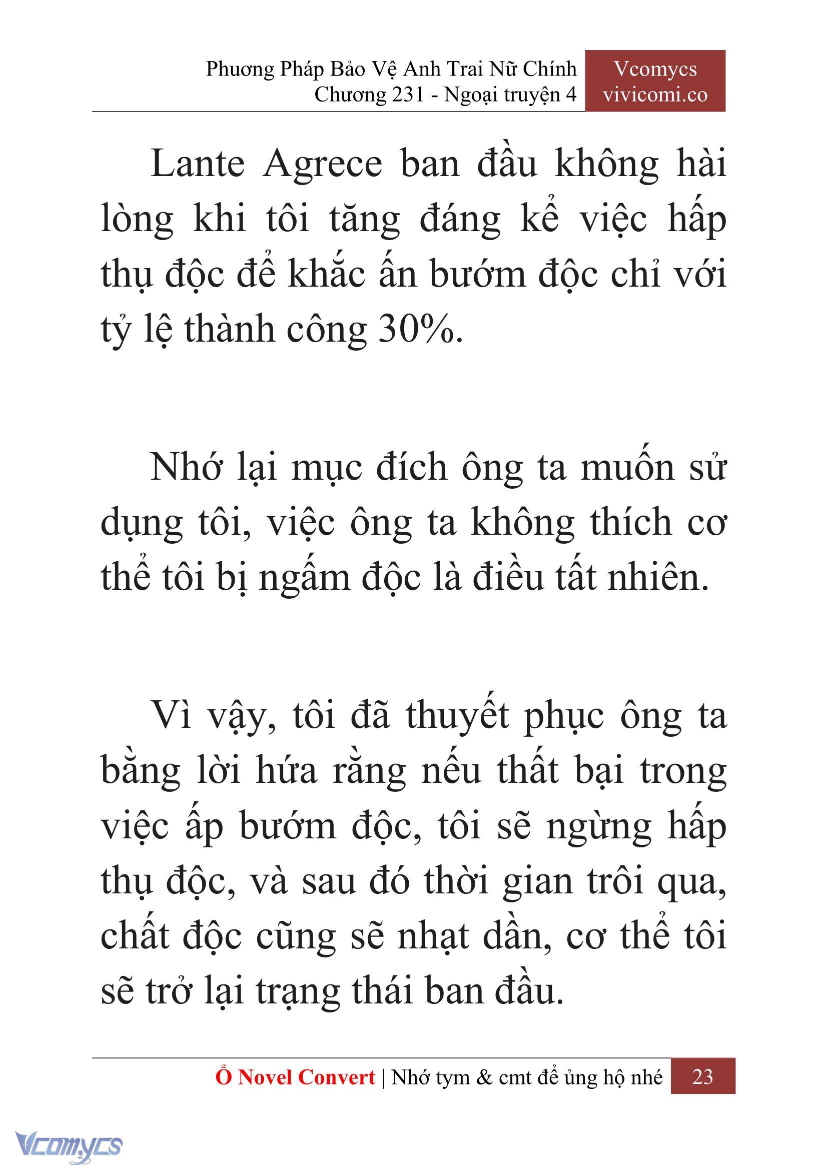 [Novel] Phương Pháp Bảo Vệ Anh Trai Nữ Chính Chap 231 - Trang 2