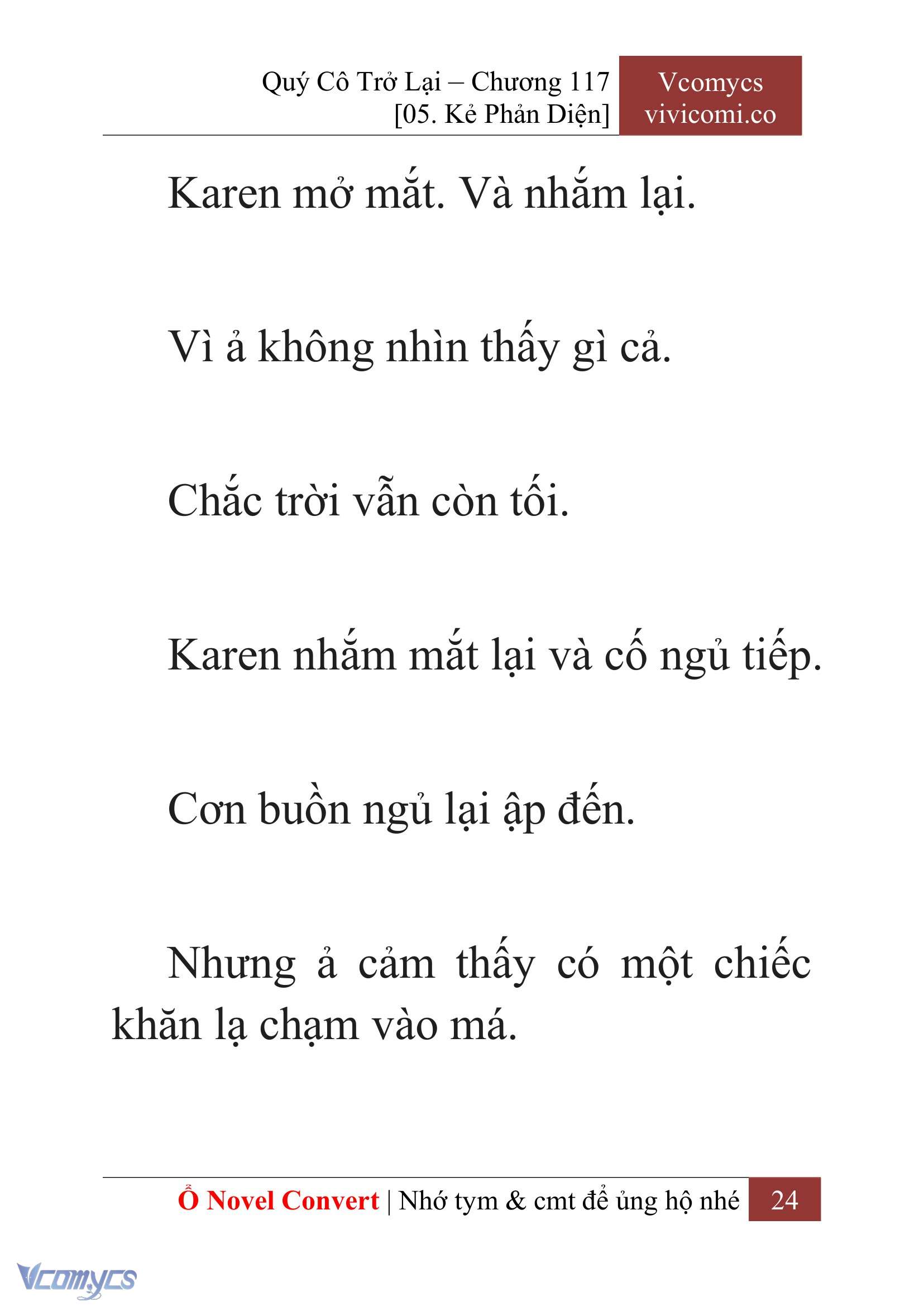 [Novel] Quý Cô Trở Lại Chap 117 - Trang 2
