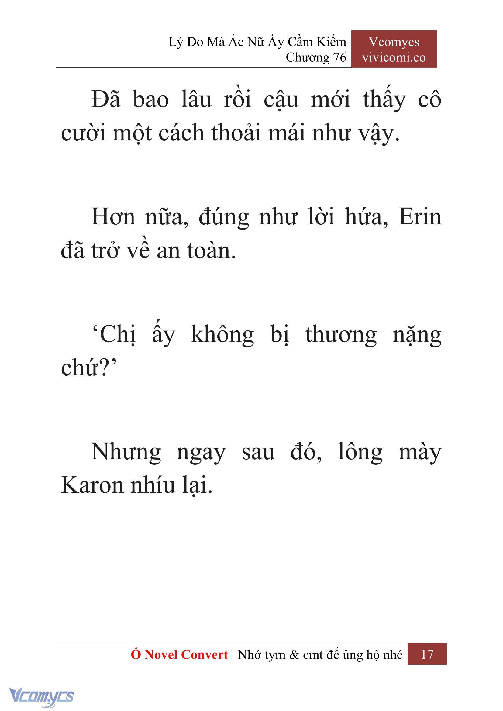 [Novel] Lý Do Mà Ác Nữ Ấy Cầm Kiếm Chap 76 - Next Chap 77