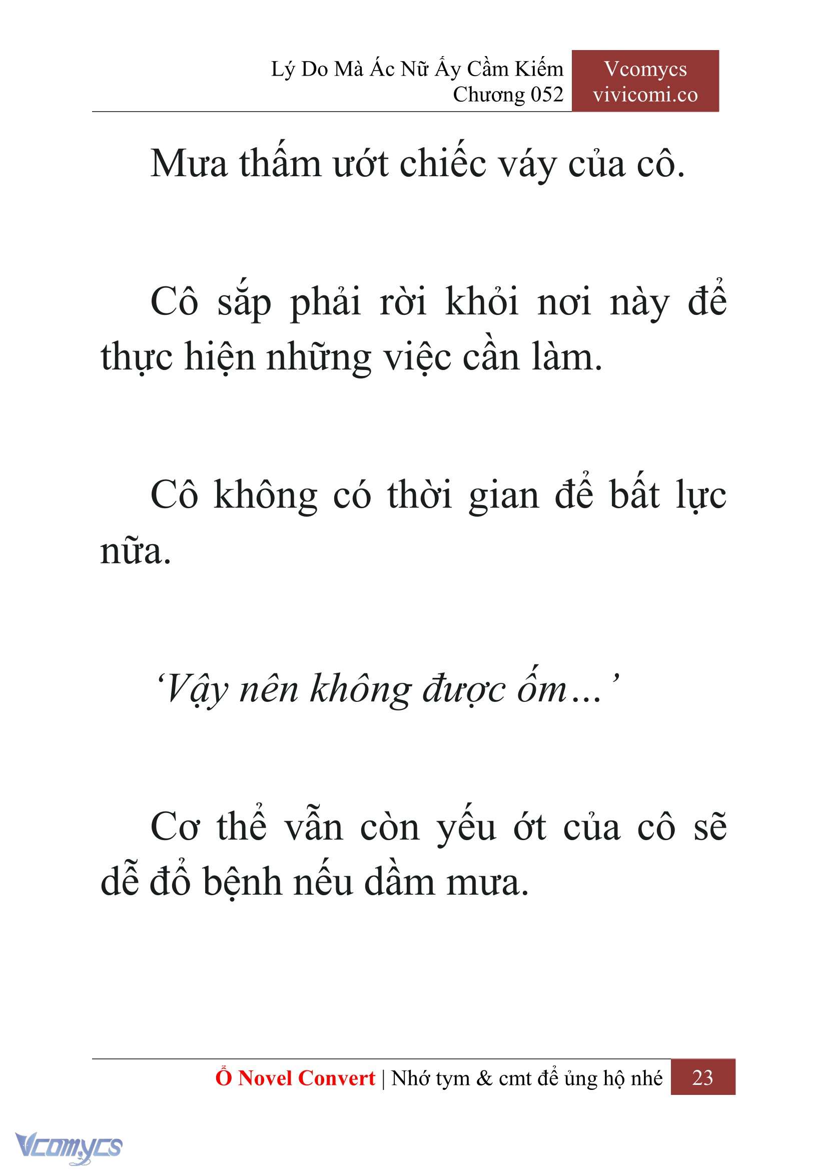 [Novel] Lý Do Mà Ác Nữ Ấy Cầm Kiếm Chap 52 - Trang 2