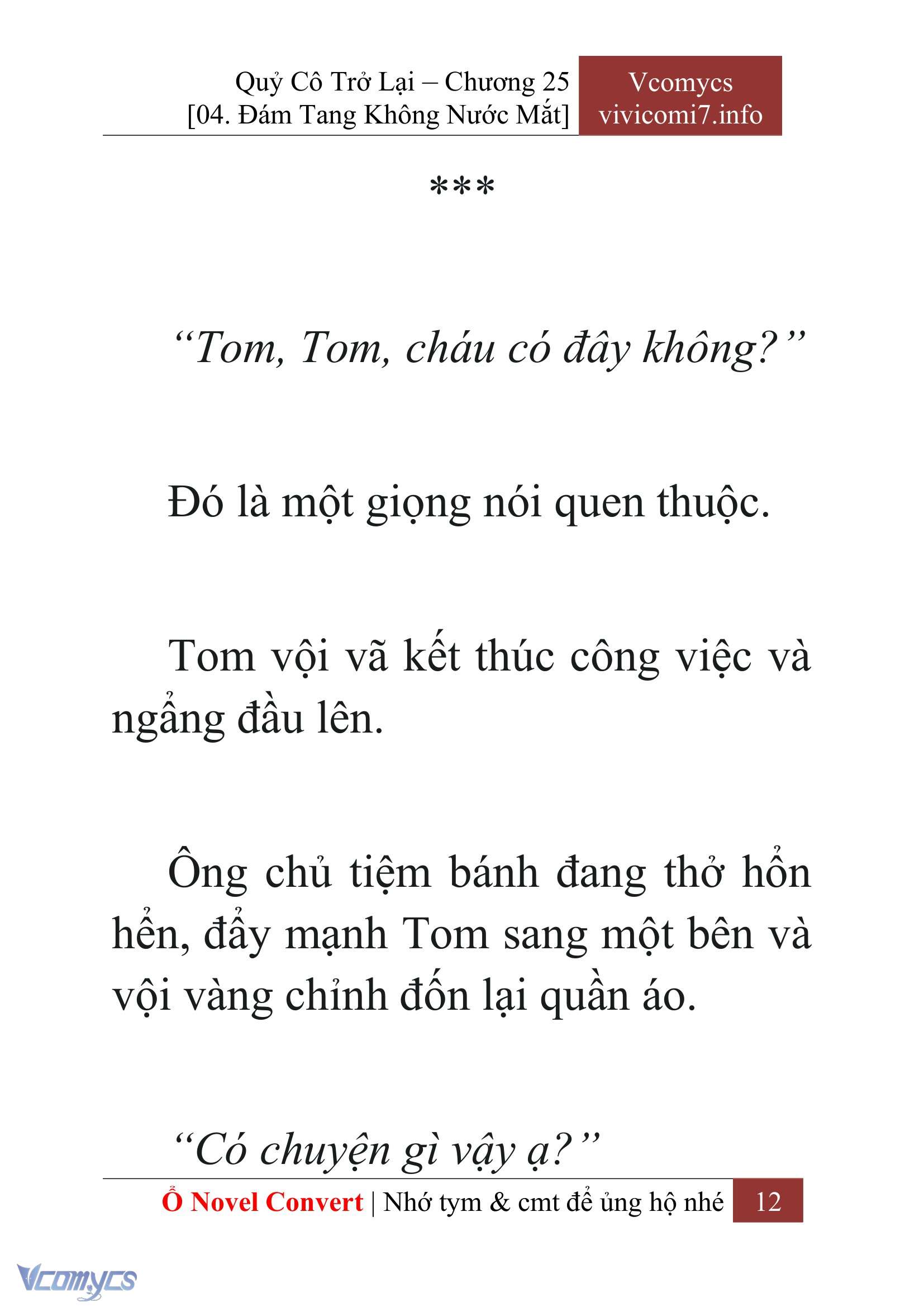 [Novel] Quý Cô Trở Lại Chap 25 - Trang 2