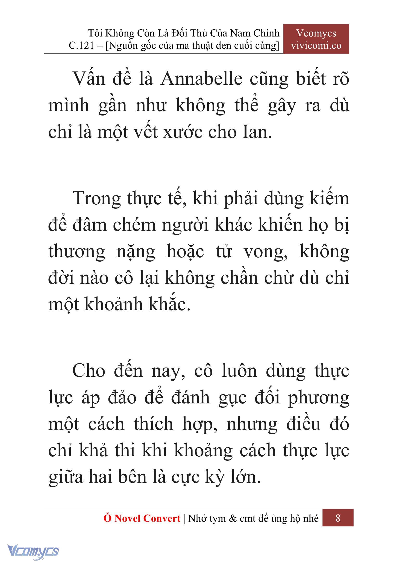 [Novel] Tôi Không Còn Là Đối Thủ Của Nam Chính Chap 121 - Trang 2