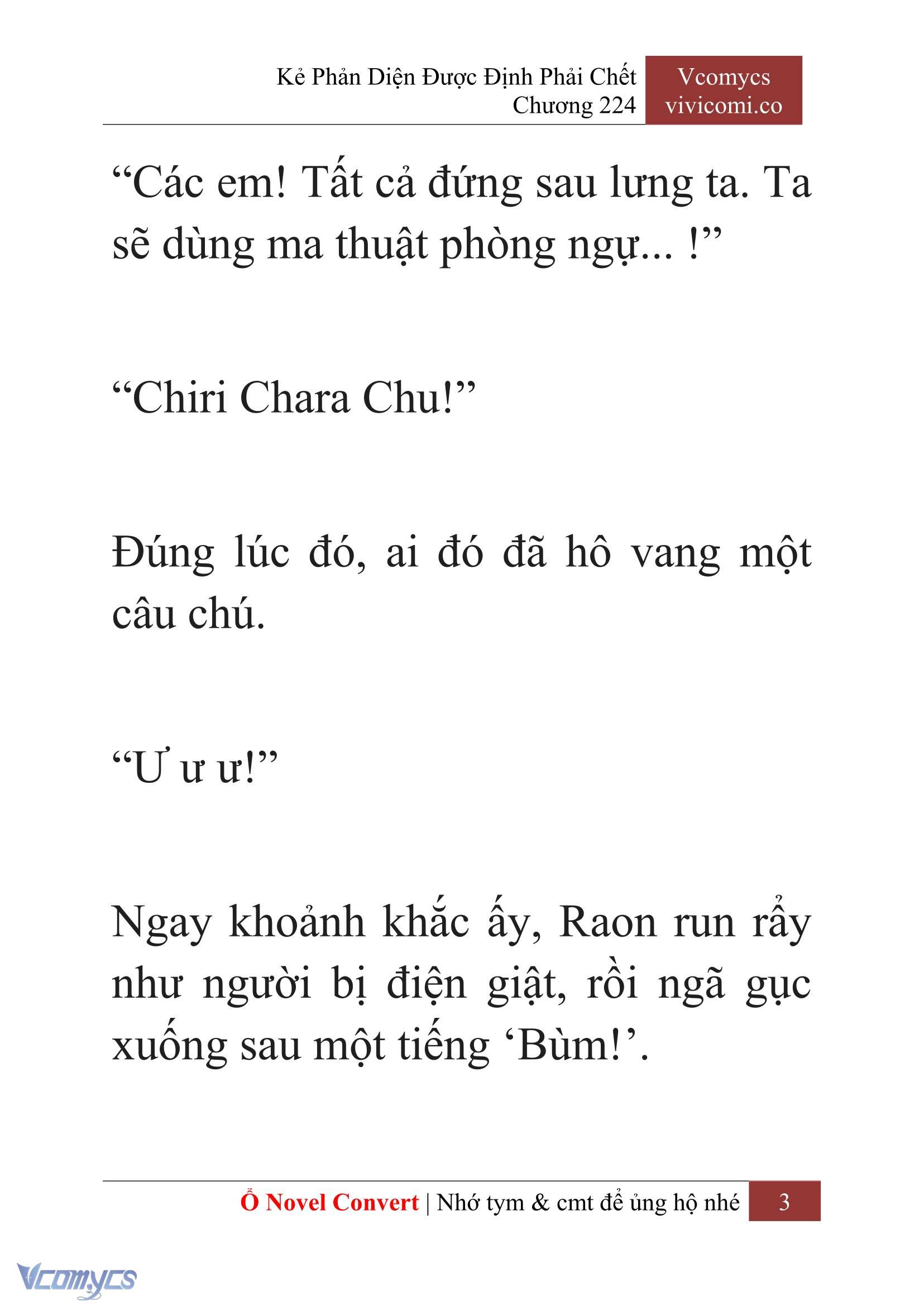 [Novel] Kẻ Phản Diện Được Định Phải Chết Chap 224 - Trang 2