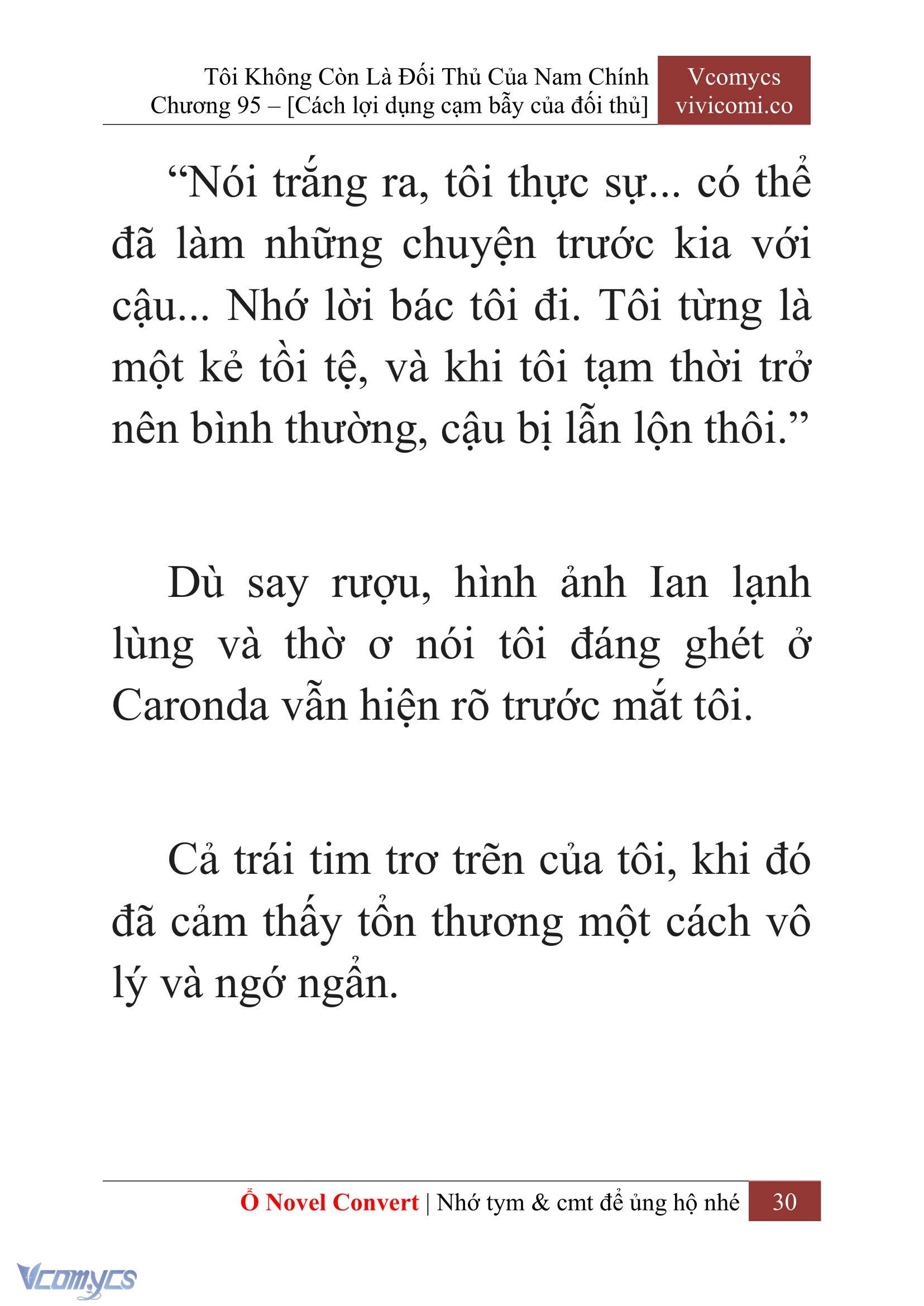 [Novel] Tôi Không Còn Là Đối Thủ Của Nam Chính Chap 95 - Trang 2