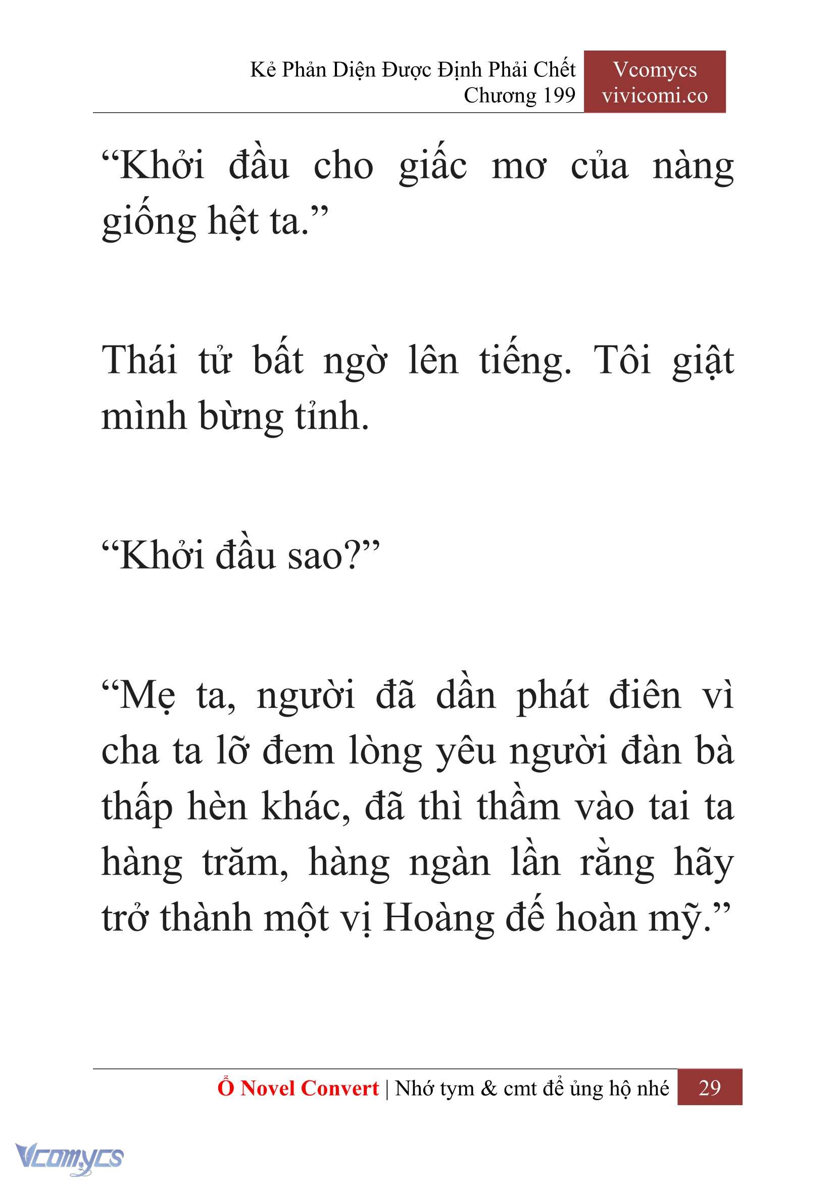 [Novel] Kẻ Phản Diện Được Định Phải Chết Chap 199 - Next Chap 200