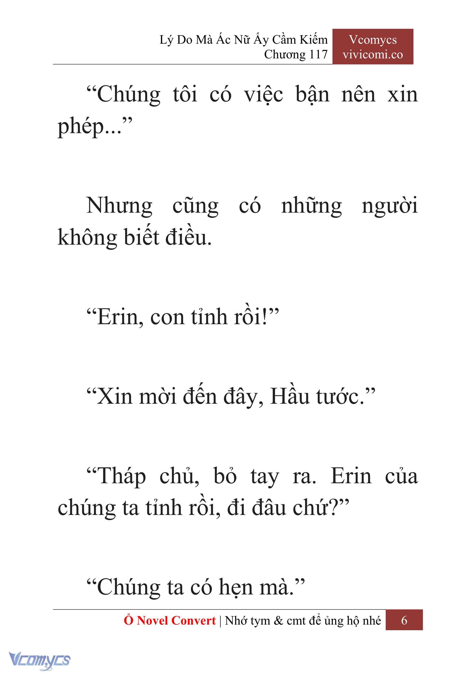 [Novel] Lý Do Mà Ác Nữ Ấy Cầm Kiếm Chap 117 - Trang 2