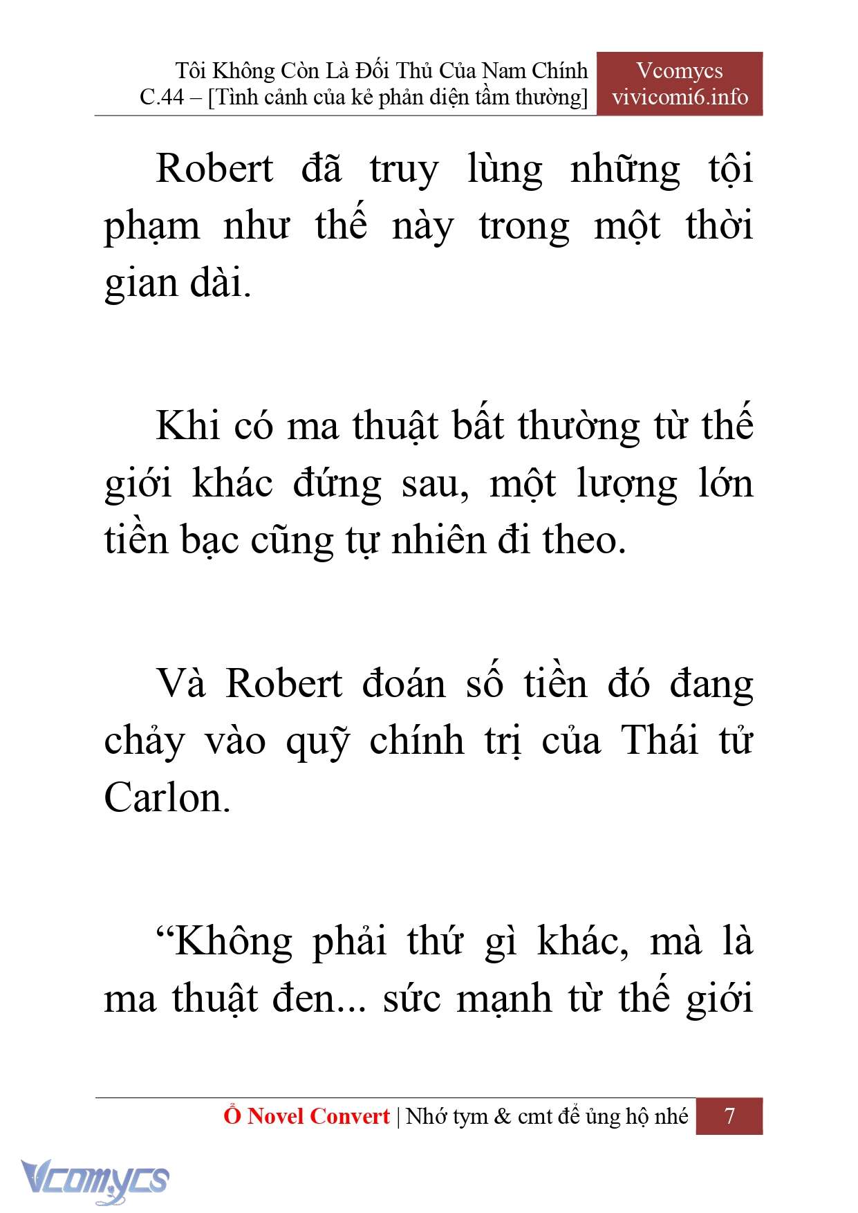 [Novel] Tôi Không Còn Là Đối Thủ Của Nam Chính Chap 44 - Trang 2