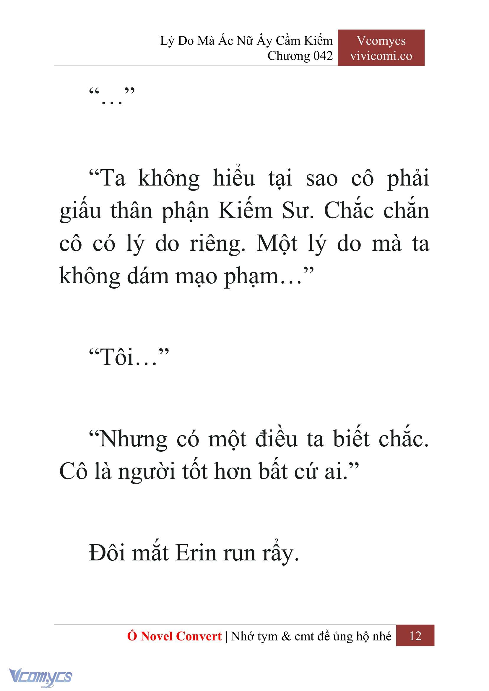 [Novel] Lý Do Mà Ác Nữ Ấy Cầm Kiếm Chap 42 - Trang 2