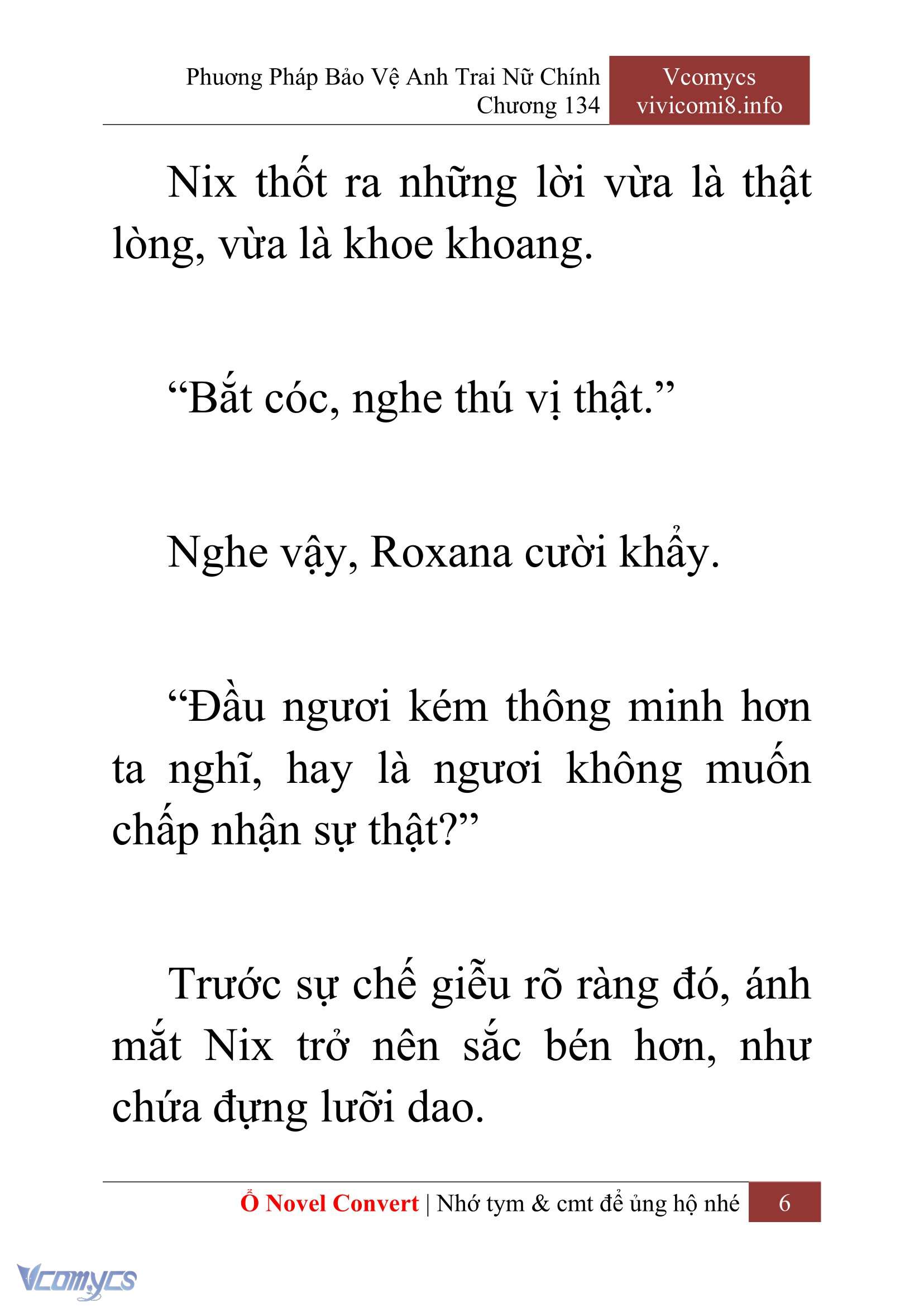 [Novel] Phương Pháp Bảo Vệ Anh Trai Nữ Chính Chap 134 - Trang 2