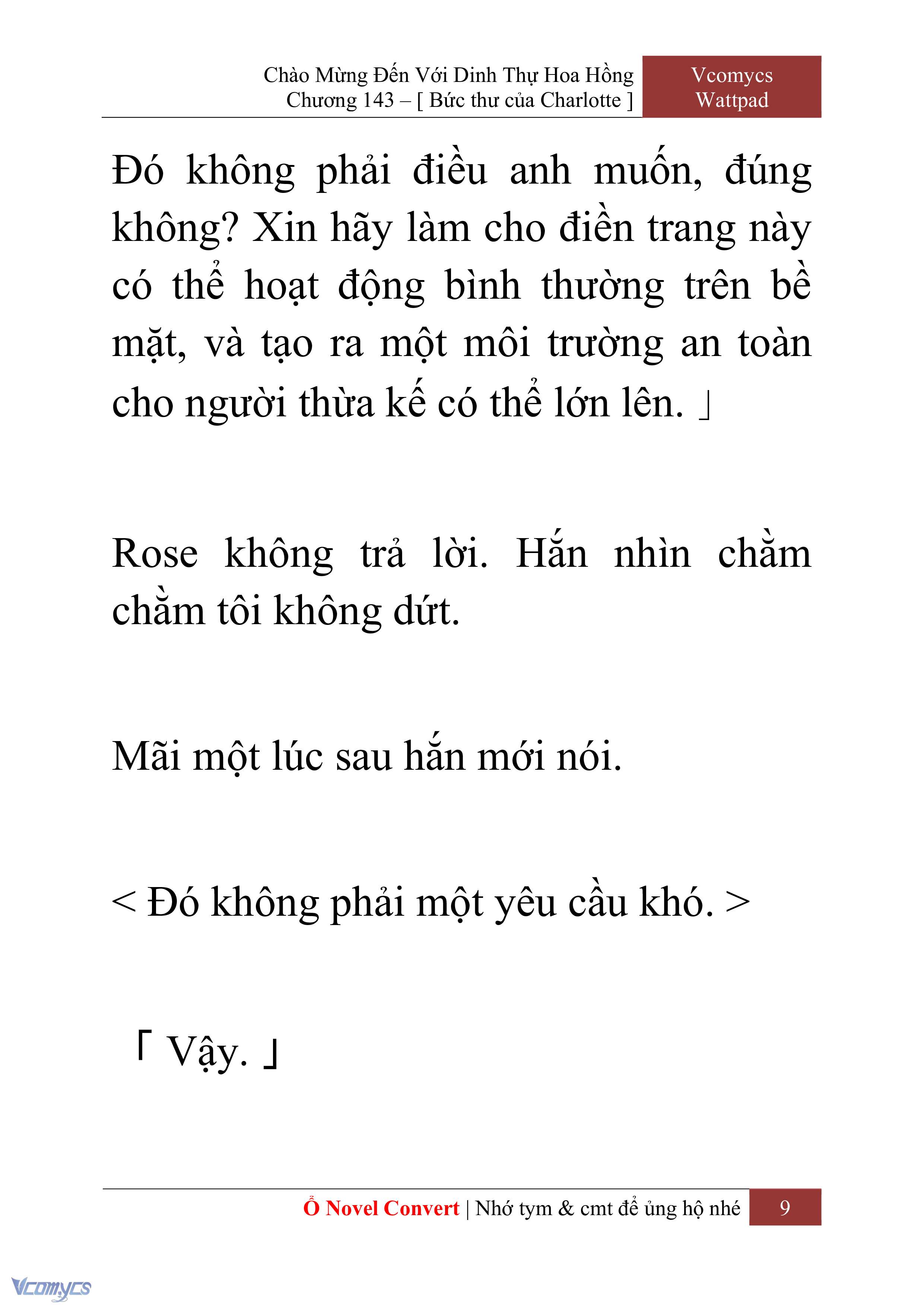 [Novel] Chào Mừng Đến Với Dinh Thự Hoa Hồng Chap 143 - Trang 2