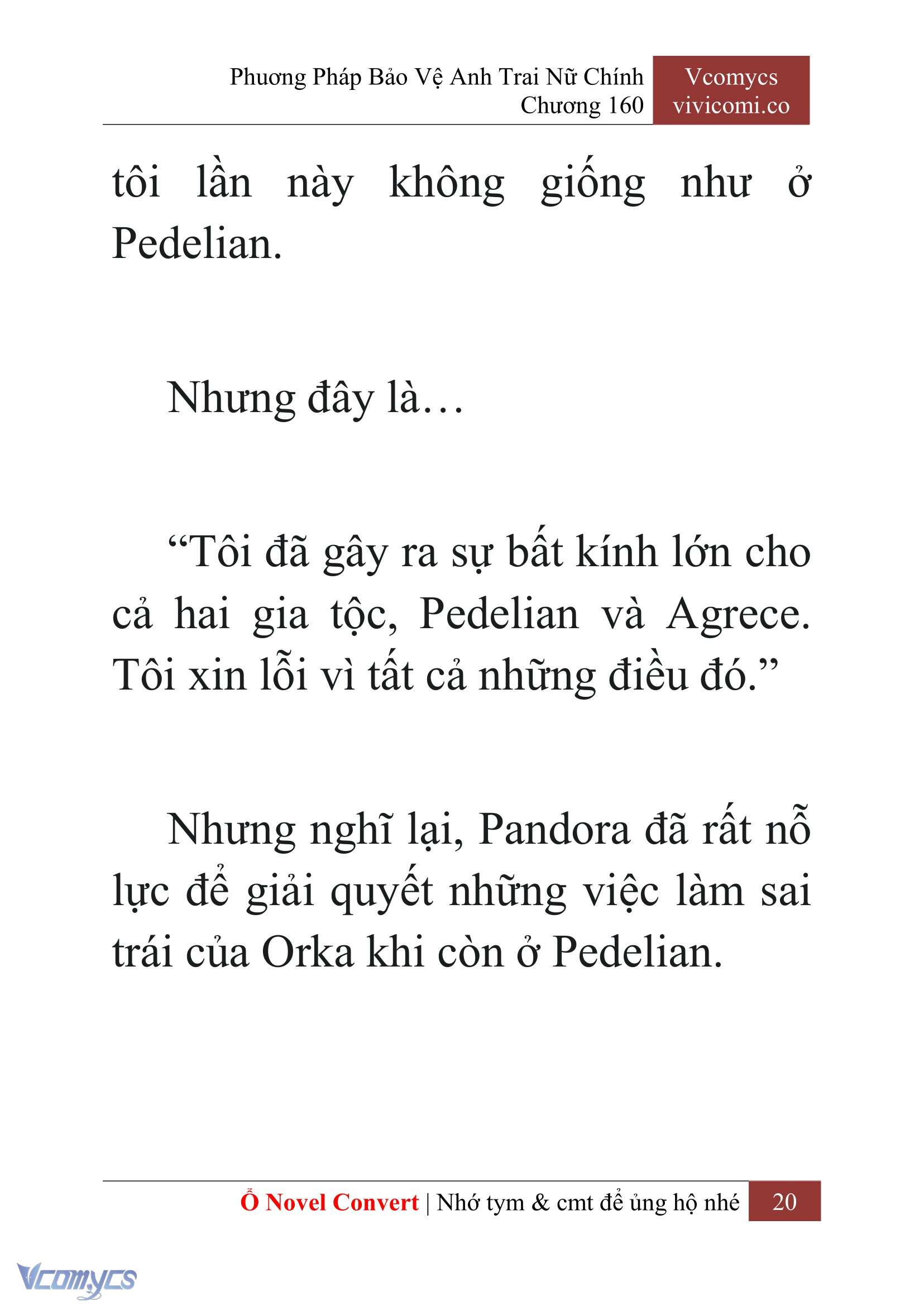 [Novel] Phương Pháp Bảo Vệ Anh Trai Nữ Chính Chap 160 - Trang 2