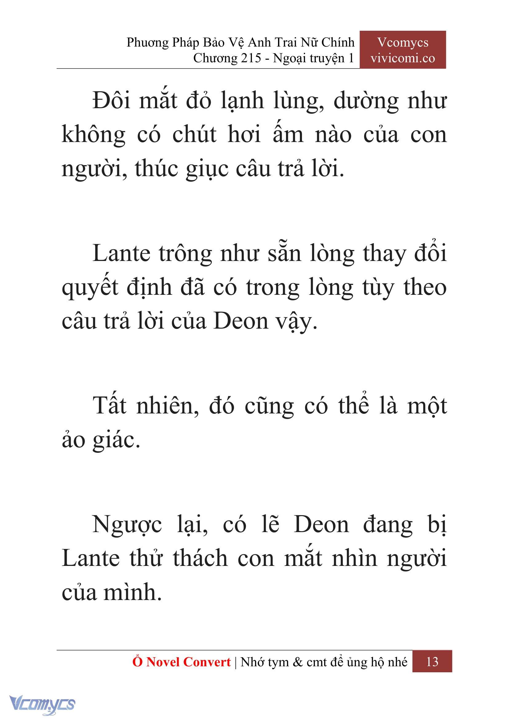 [Novel] Phương Pháp Bảo Vệ Anh Trai Nữ Chính Chap 215 - Trang 2