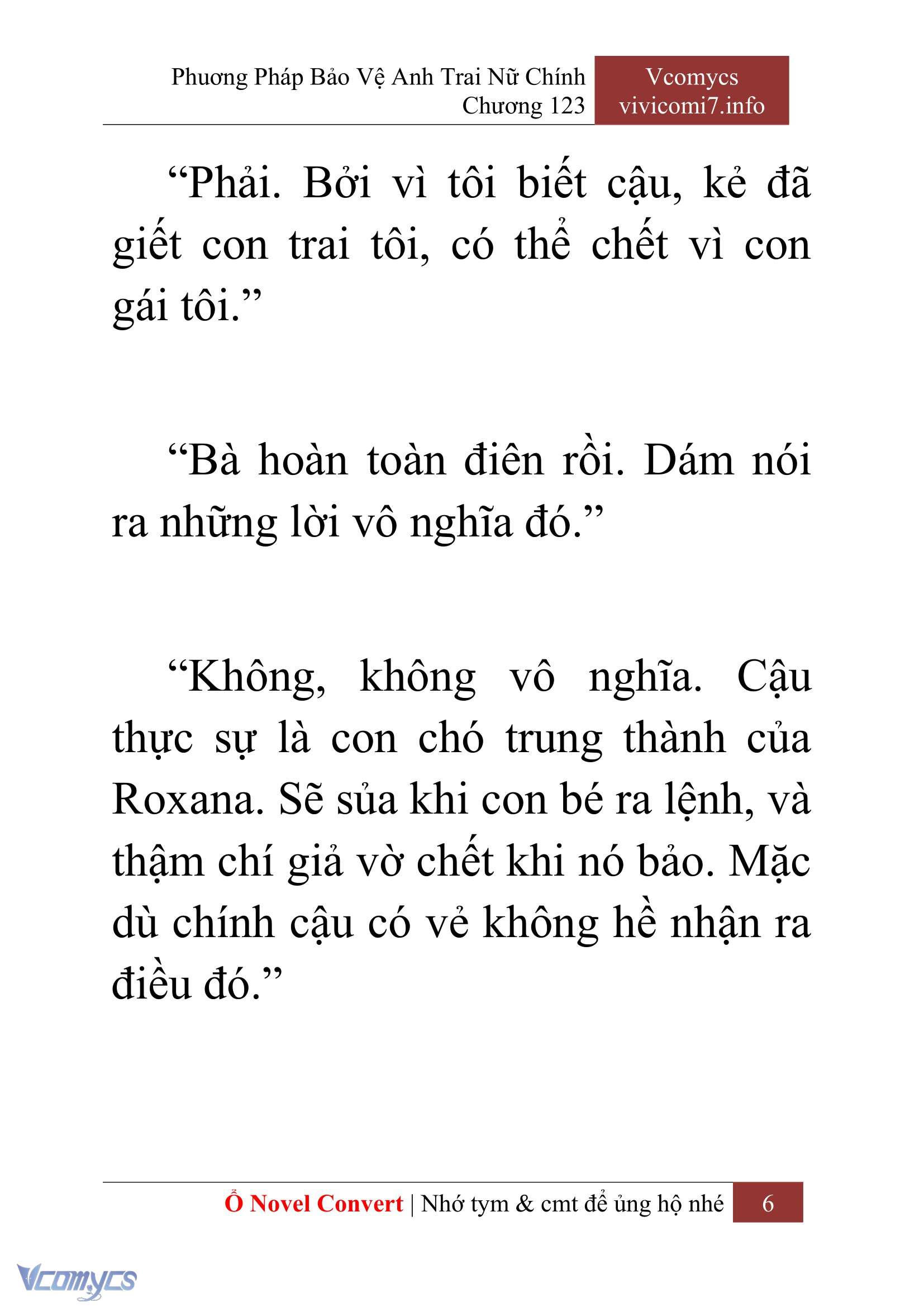 [Novel] Phương Pháp Bảo Vệ Anh Trai Nữ Chính Chap 123 - Trang 2
