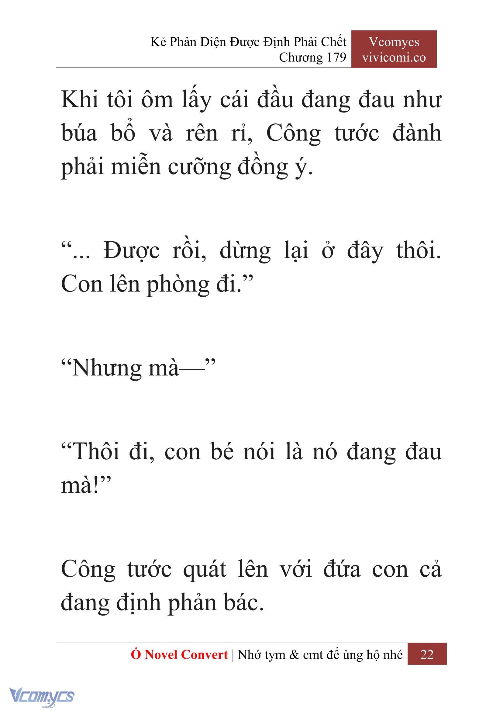 [Novel] Kẻ Phản Diện Được Định Phải Chết Chap 179 - Trang 2