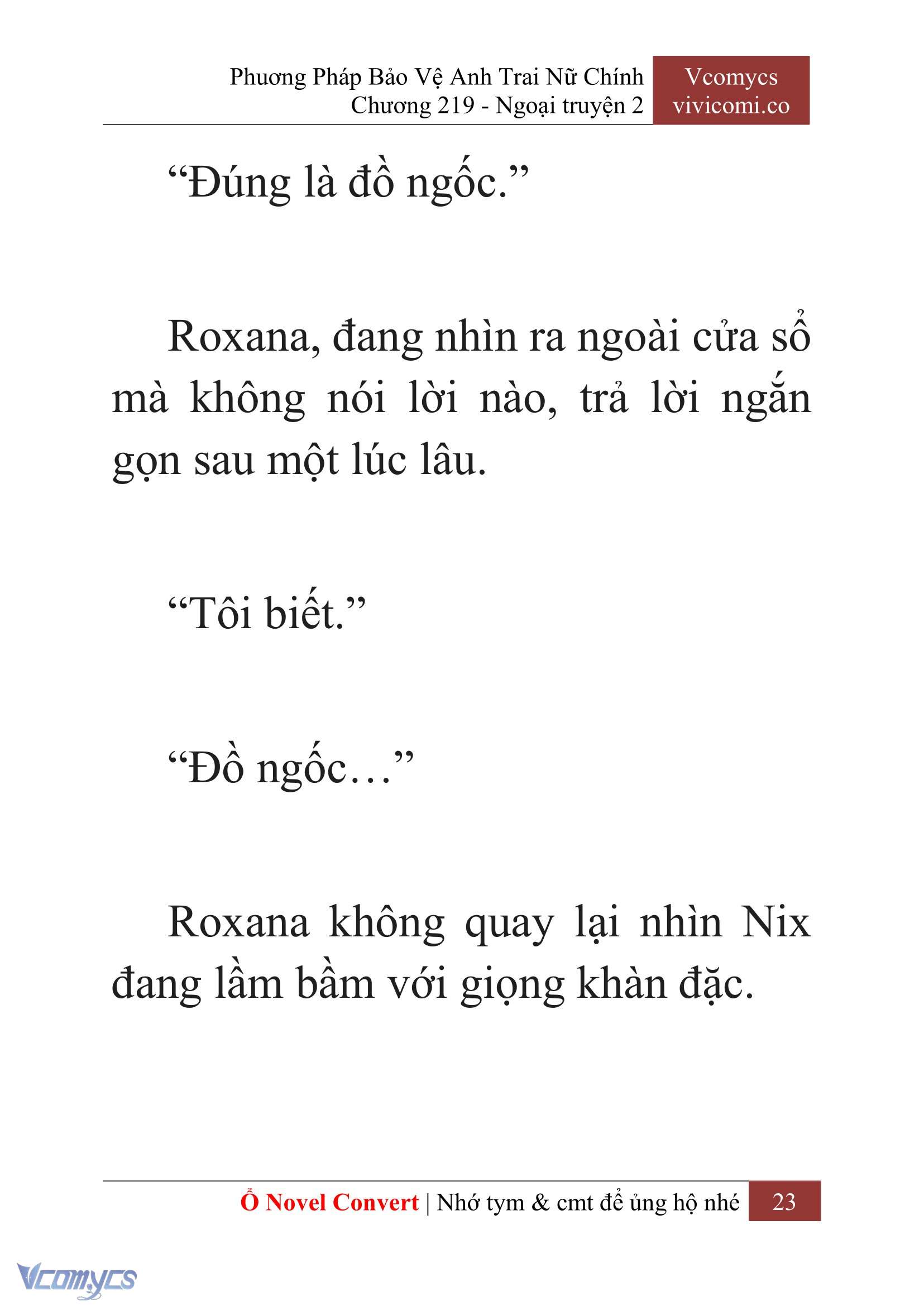 [Novel] Phương Pháp Bảo Vệ Anh Trai Nữ Chính Chap 219 - Trang 2