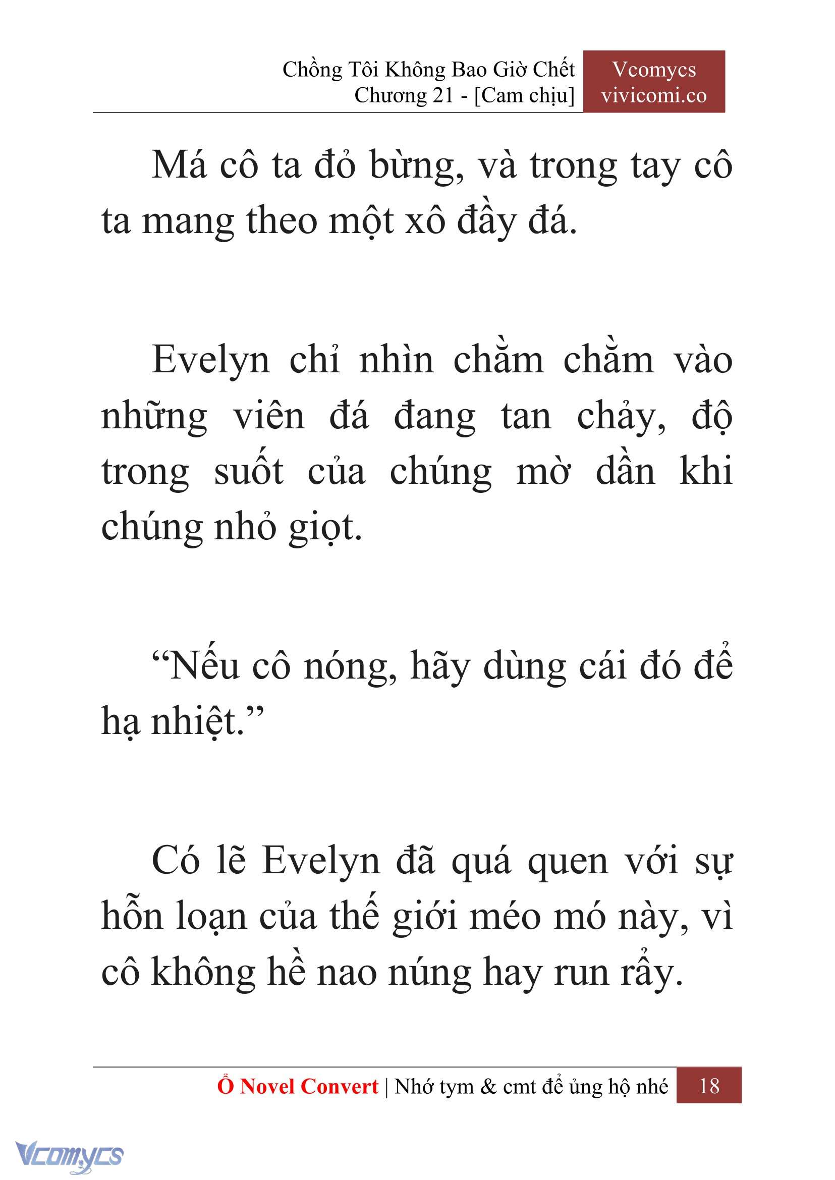 [Novel] Chồng Tôi Không Bao Giờ Chết Chap 21 - Trang 2