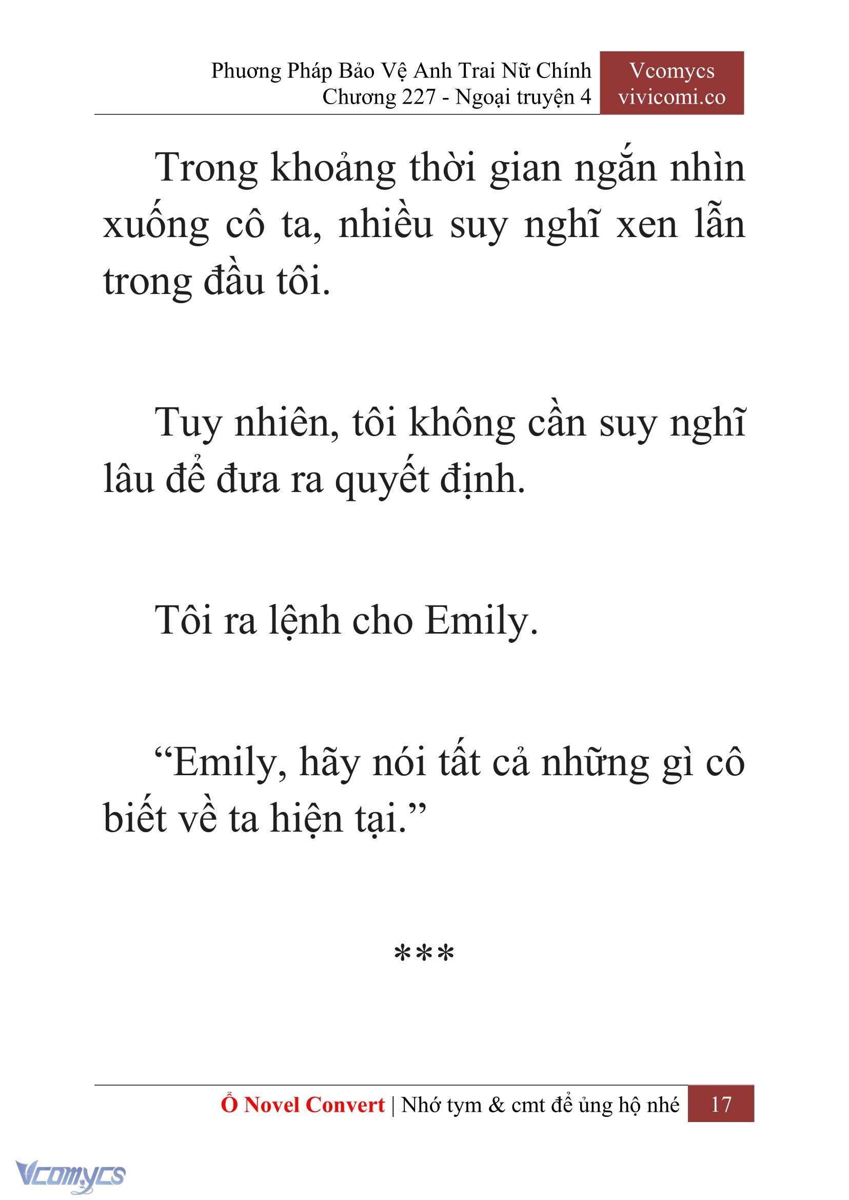 [Novel] Phương Pháp Bảo Vệ Anh Trai Nữ Chính Chap 227 - Trang 2