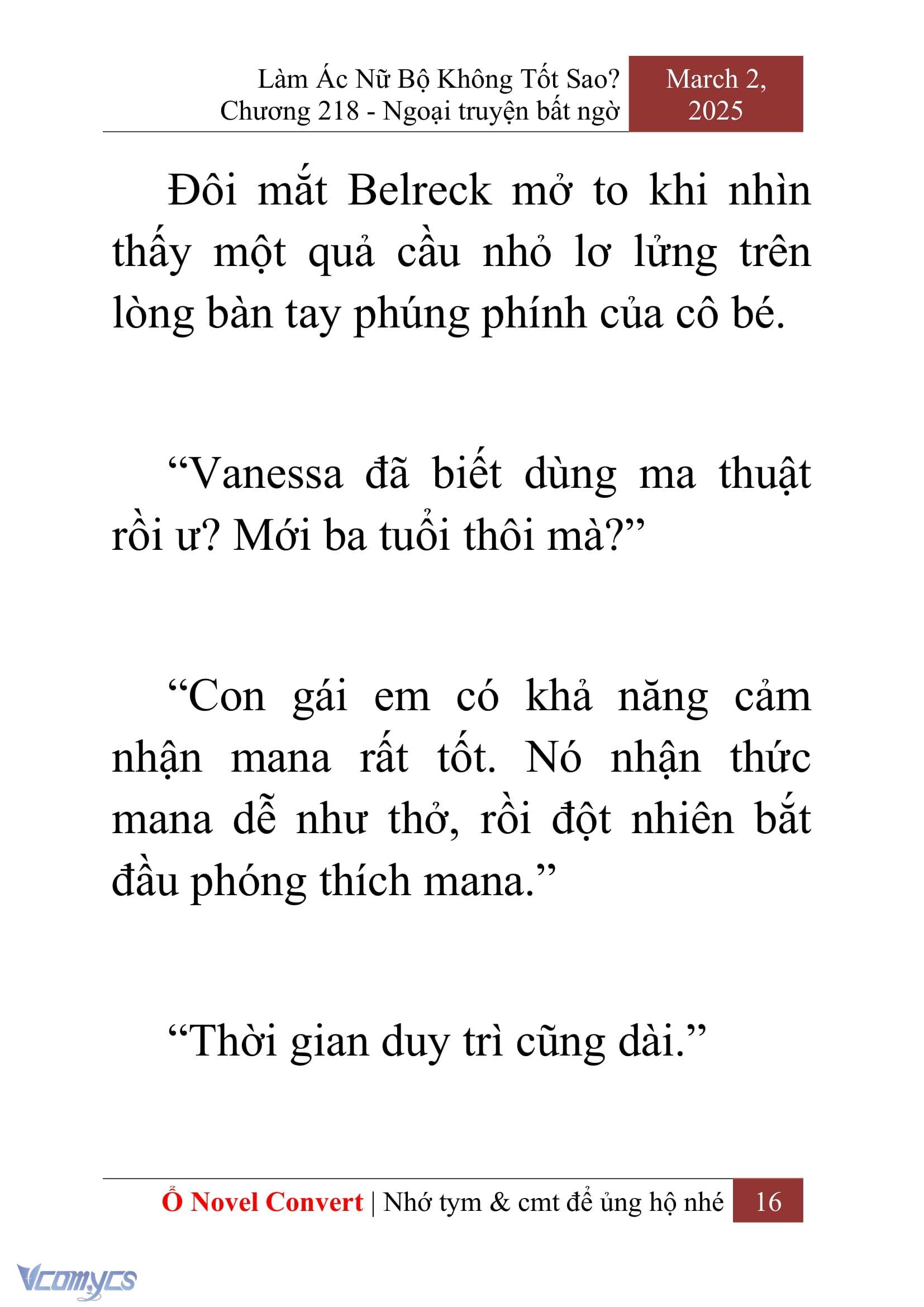 [Novel] Làm Ác Nữ Bộ Không Tốt Sao? Chap 218 - Trang 2