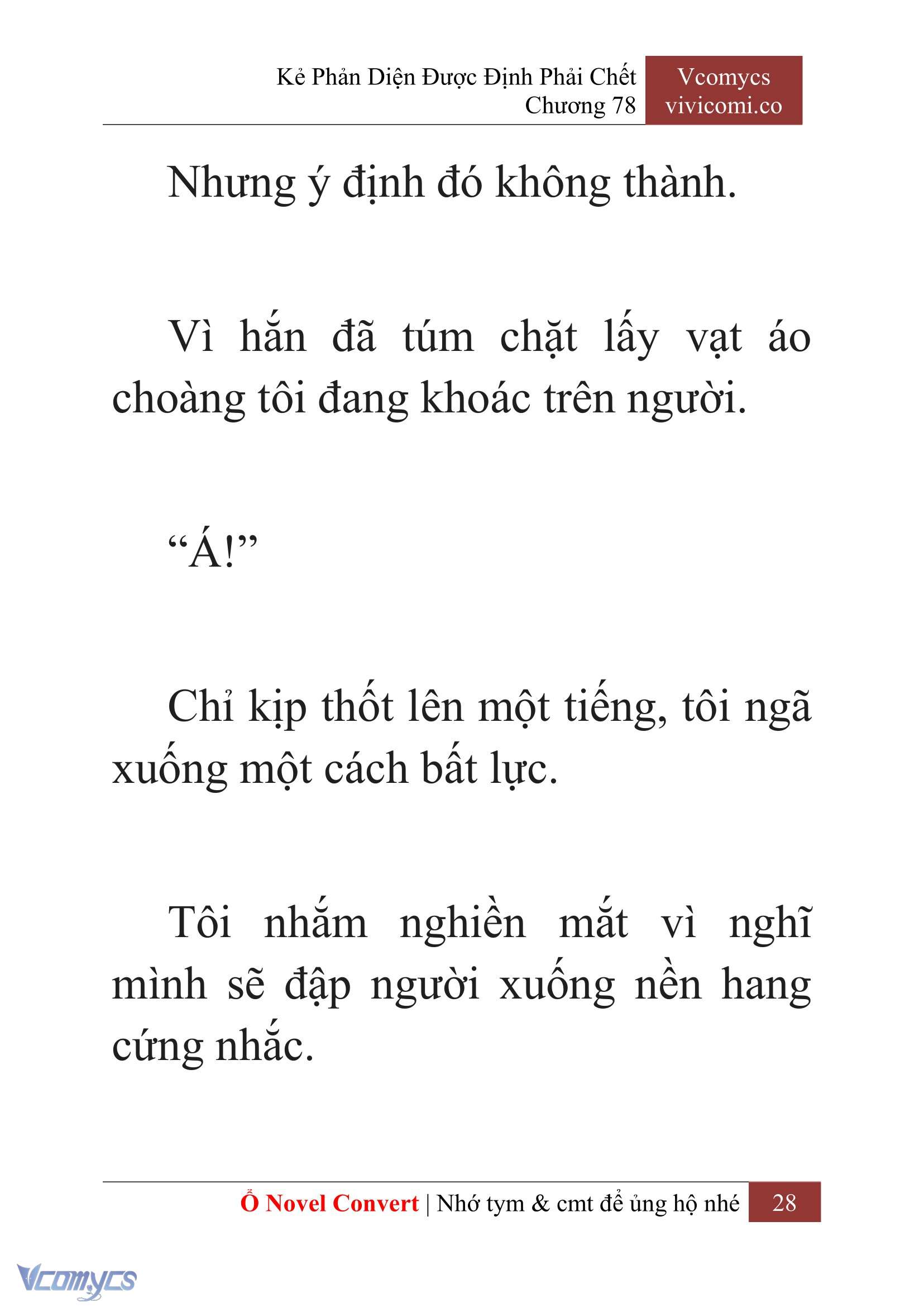 [Novel] Kẻ Phản Diện Được Định Phải Chết Chap 78 - Next Chap 79