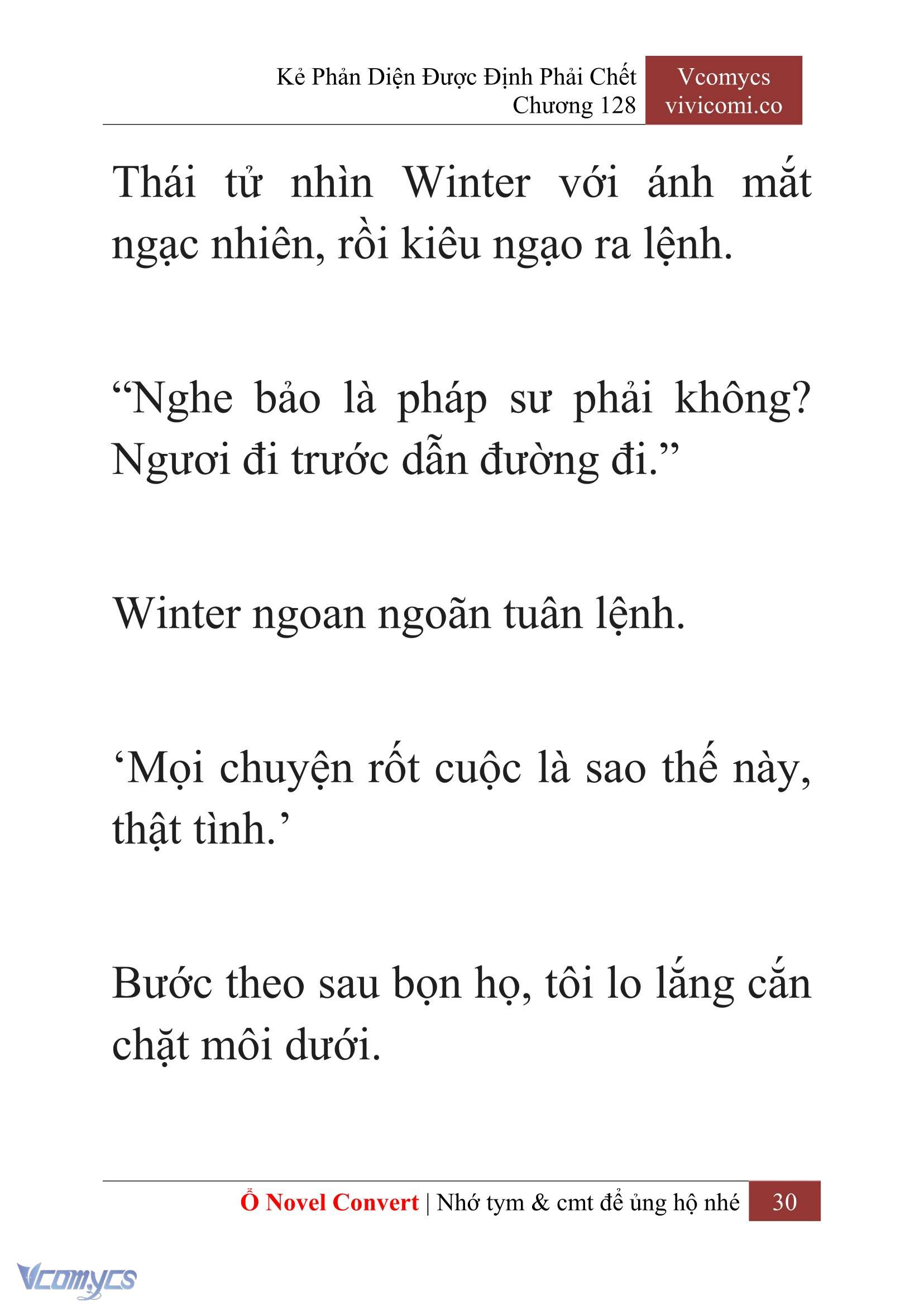 [Novel] Kẻ Phản Diện Được Định Phải Chết Chap 128 - Trang 2