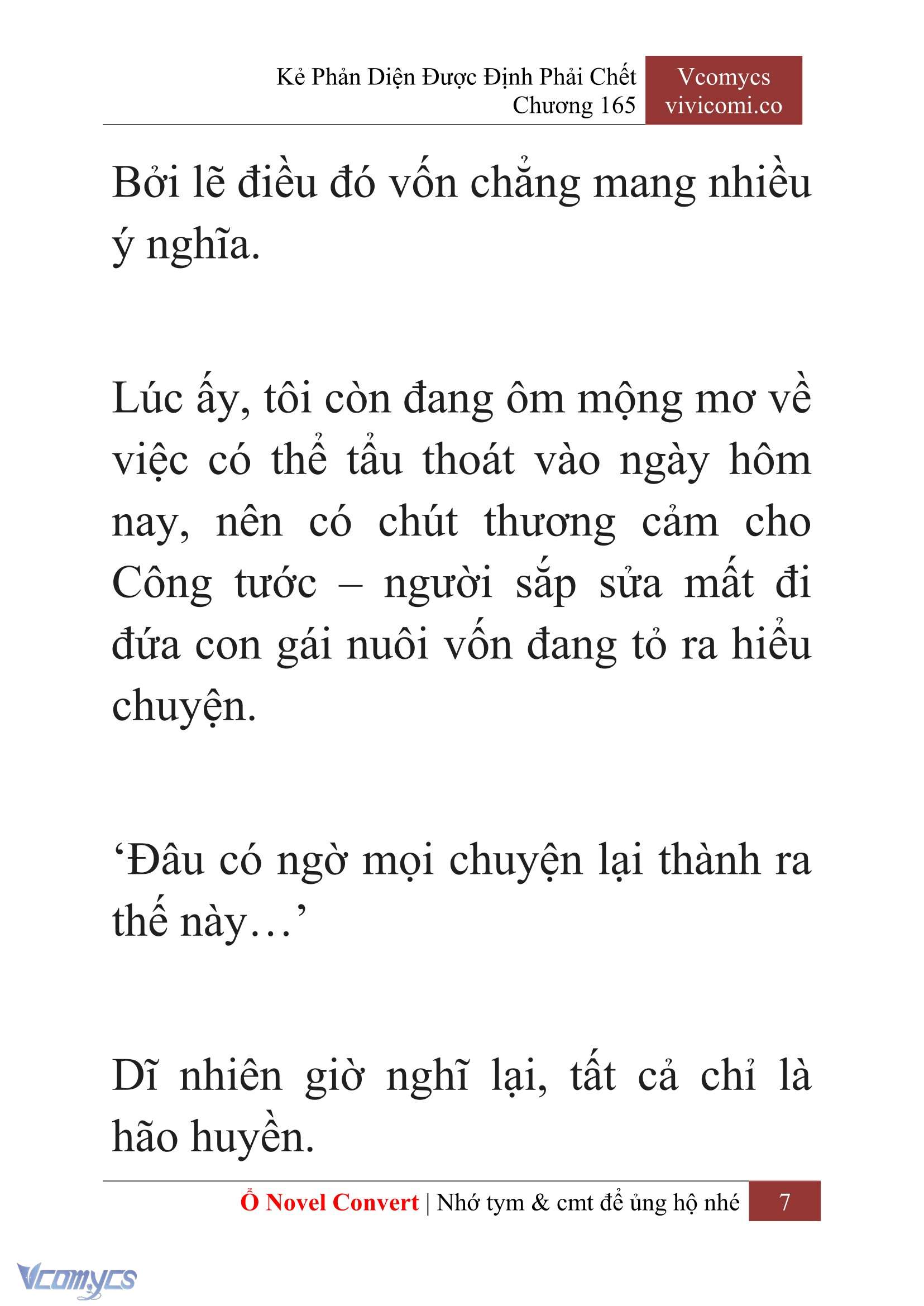 [Novel] Kẻ Phản Diện Được Định Phải Chết Chap 165 - Trang 2