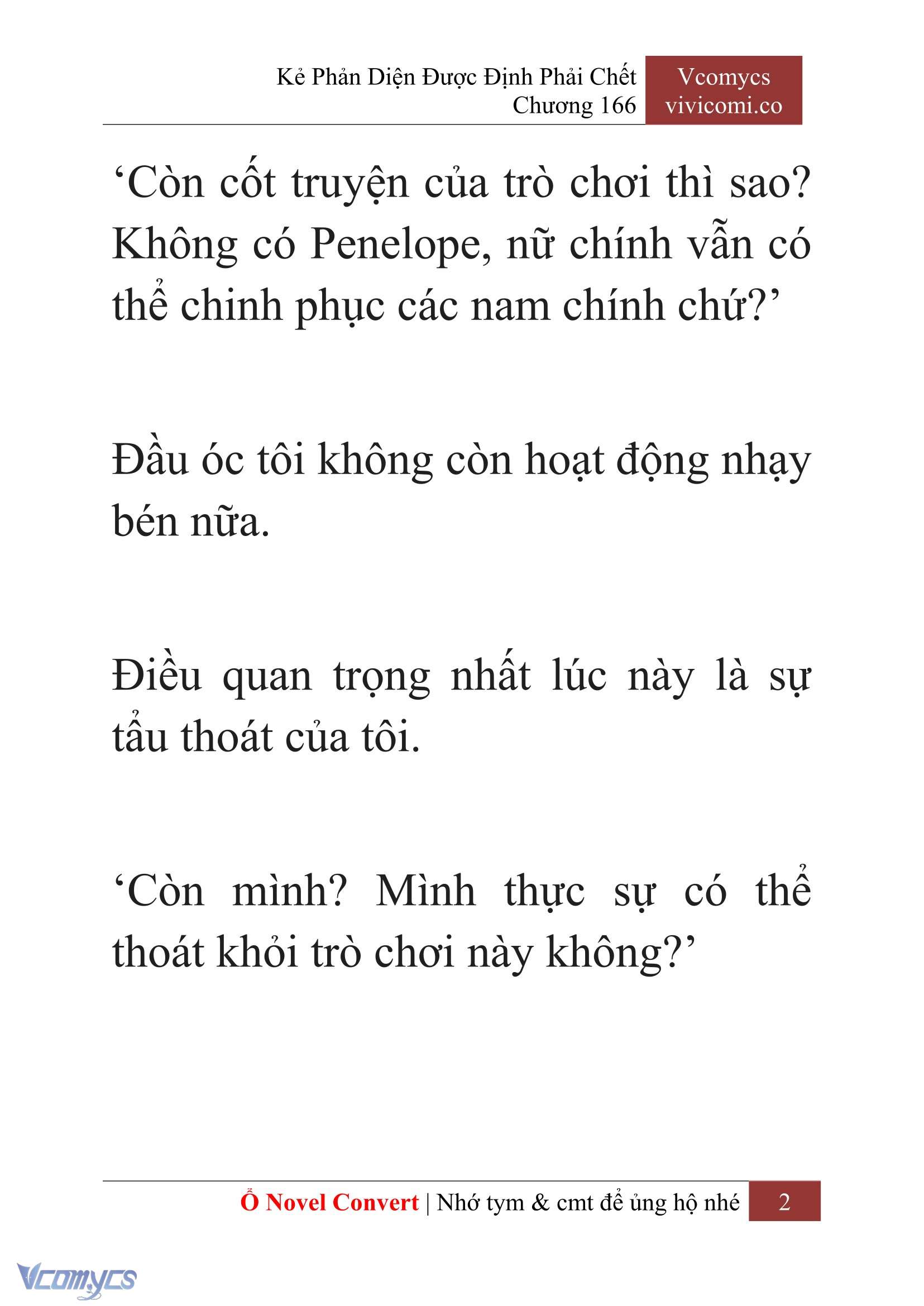 [Novel] Kẻ Phản Diện Được Định Phải Chết Chap 166 - Trang 2
