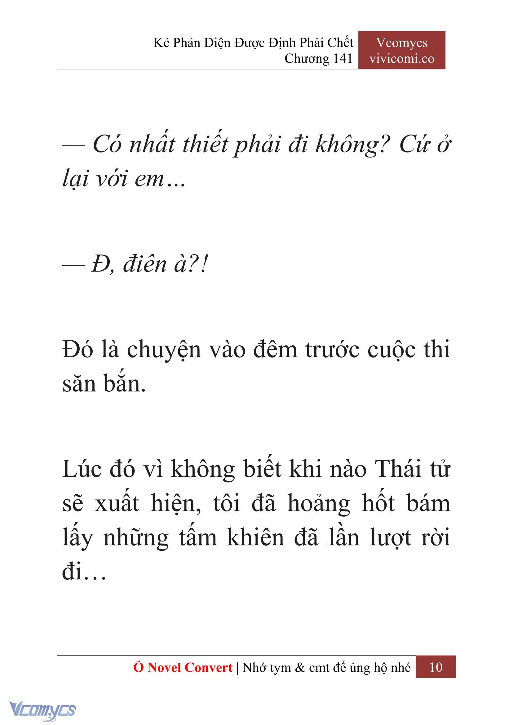 [Novel] Kẻ Phản Diện Được Định Phải Chết Chap 141 - Trang 2