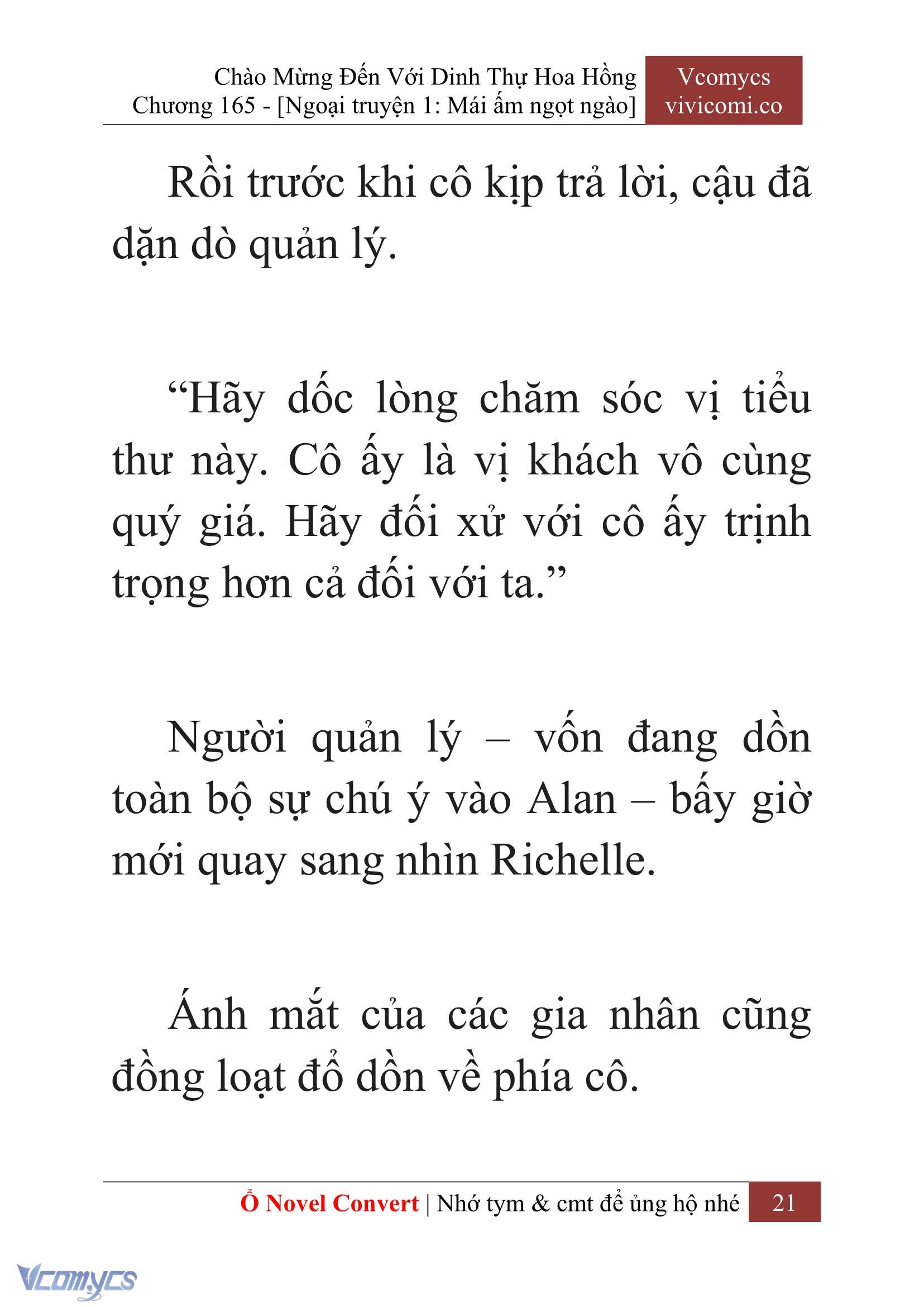 [Novel] Chào Mừng Đến Với Dinh Thự Hoa Hồng Chap 165 - Trang 2