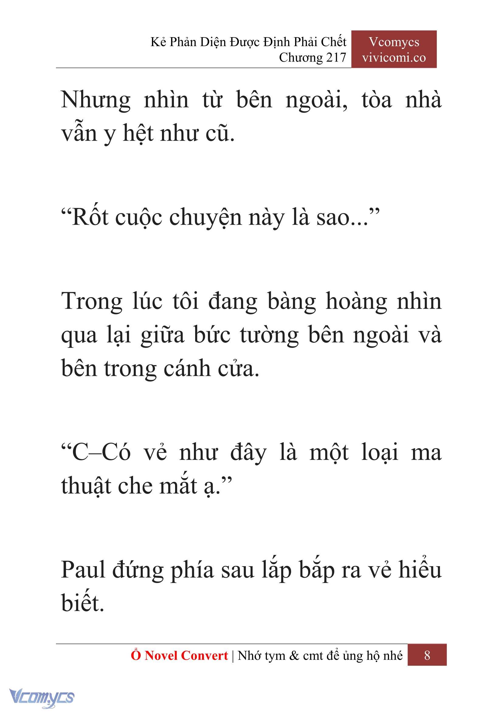 [Novel] Kẻ Phản Diện Được Định Phải Chết Chap 217 - Next Chap 218