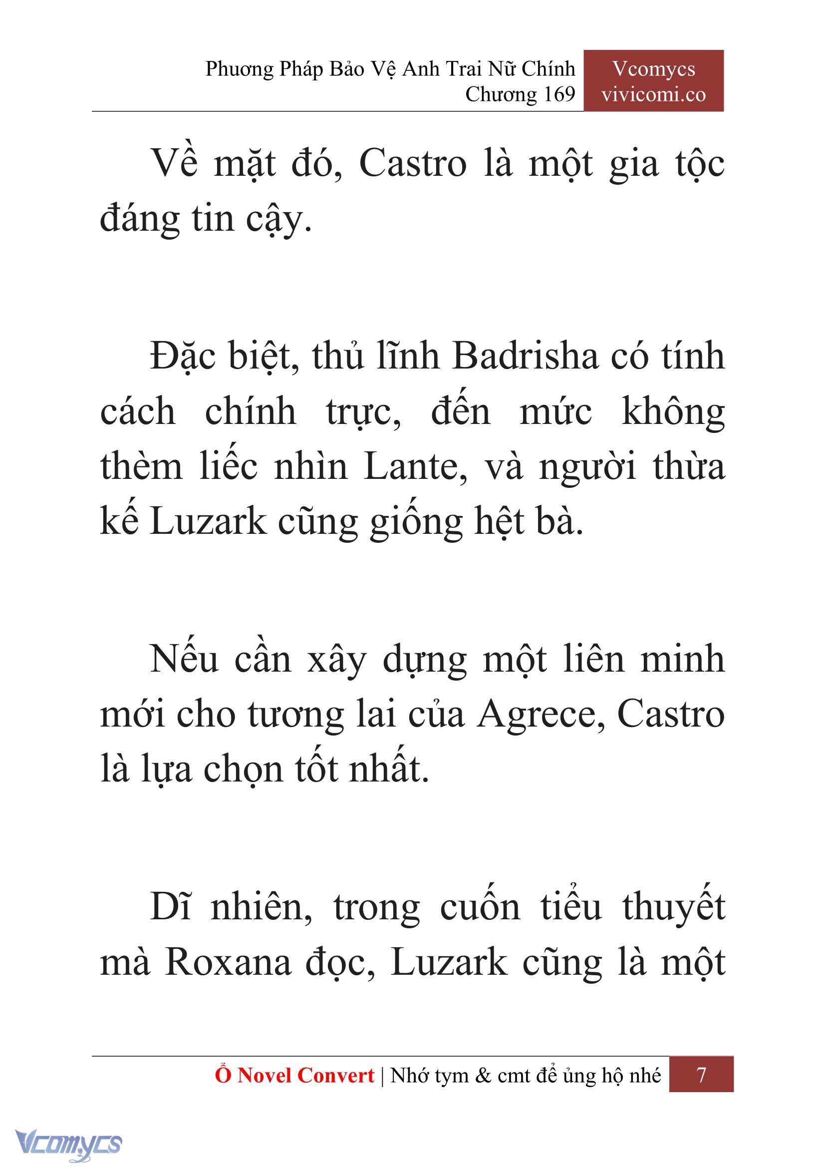 [Novel] Phương Pháp Bảo Vệ Anh Trai Nữ Chính Chap 169 - Trang 2