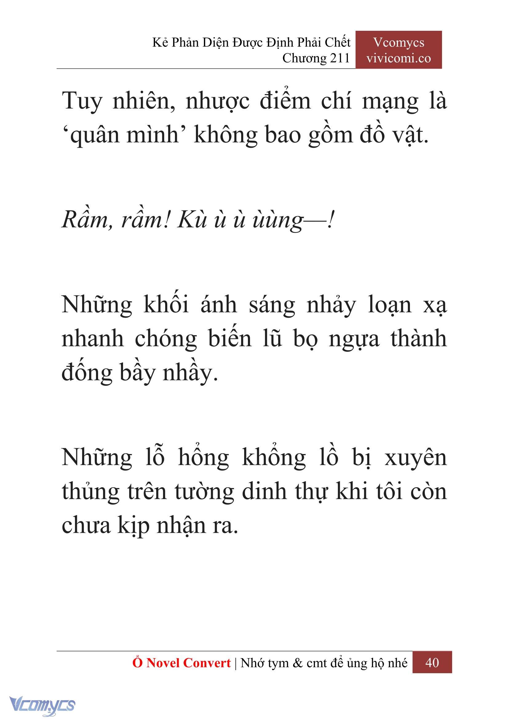 [Novel] Kẻ Phản Diện Được Định Phải Chết Chap 211 - Next Chap 212