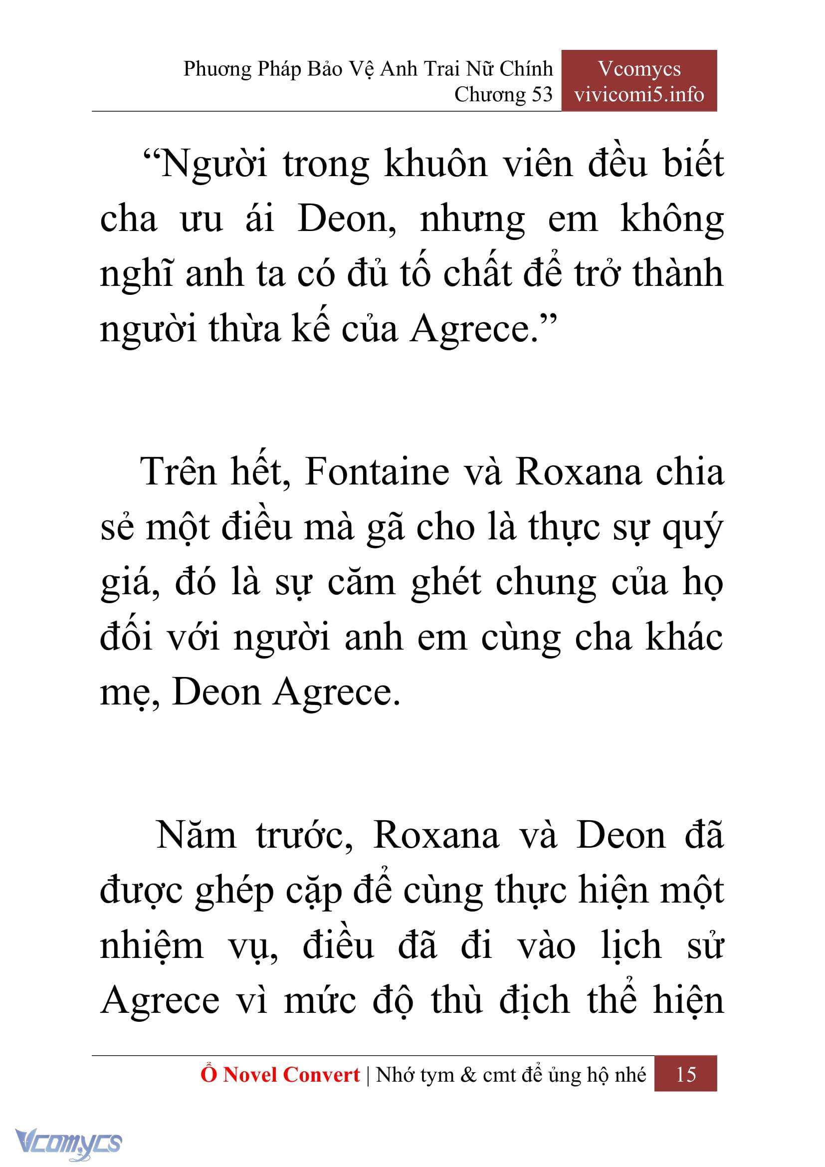 [Novel] Phương Pháp Bảo Vệ Anh Trai Nữ Chính Chap 53 - Trang 2