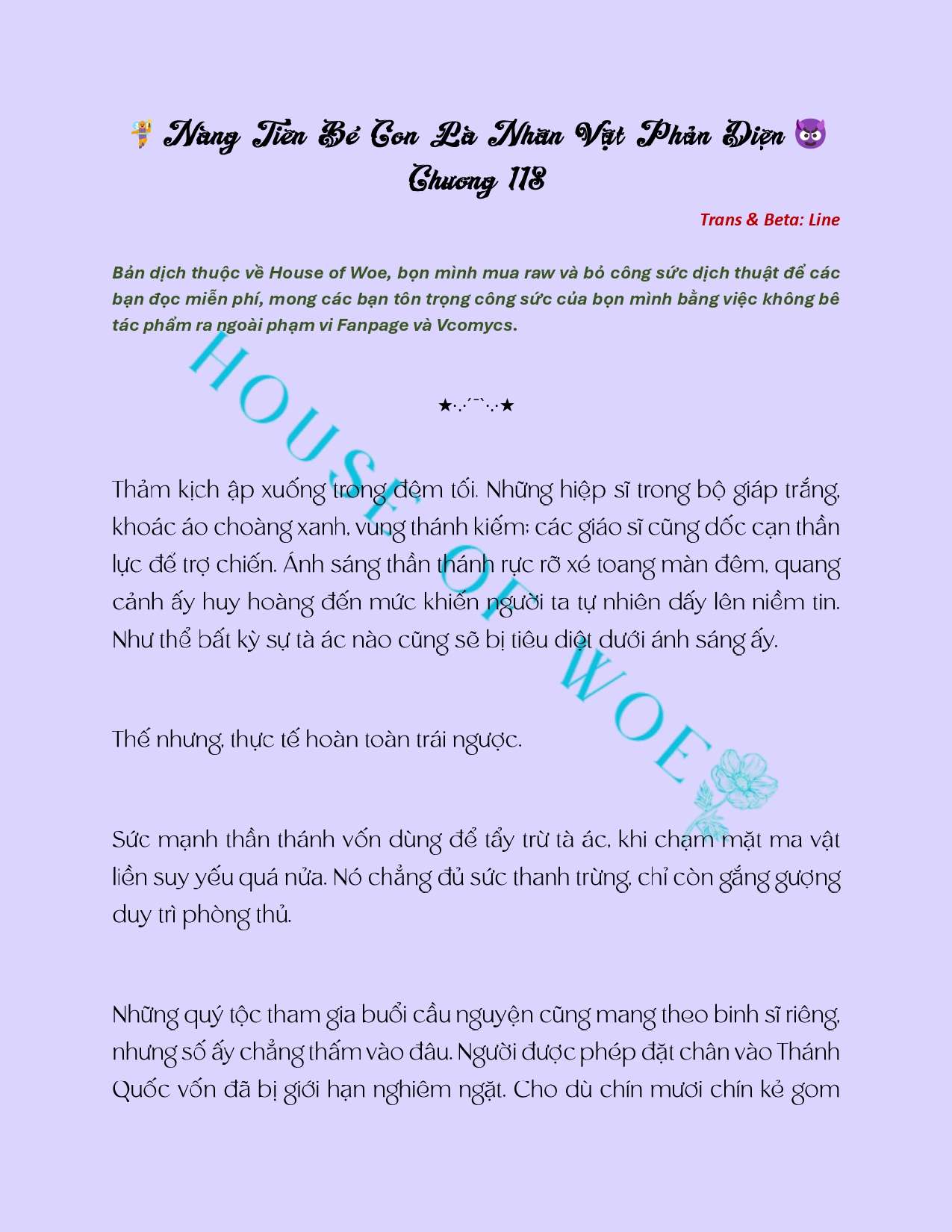 [NOVEL] NÀNG TIÊN BÉ CON LÀ NHÂN VẬT PHẢN DIỆN Chap 118 - Trang 2