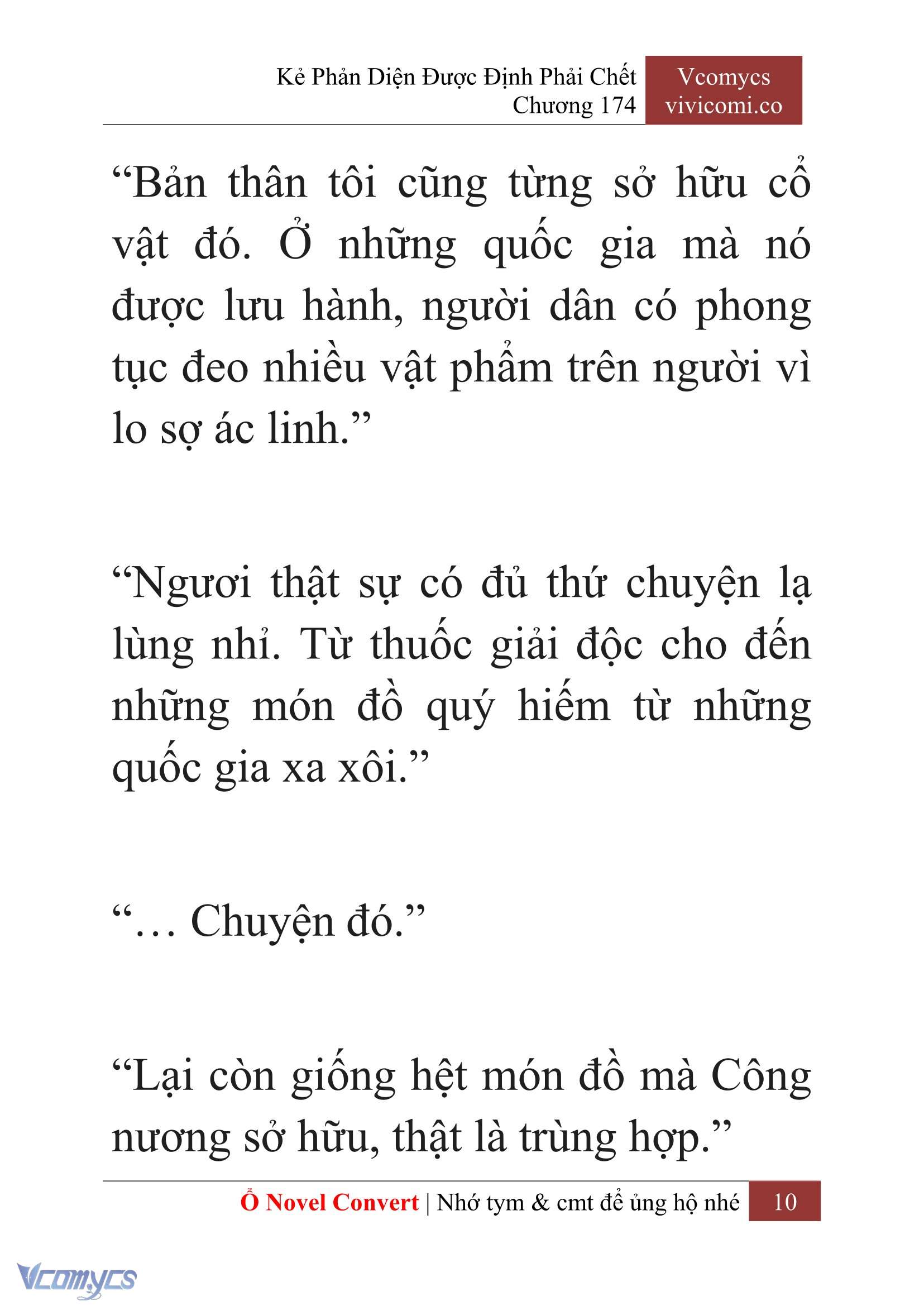 [Novel] Kẻ Phản Diện Được Định Phải Chết Chap 174 - Trang 2